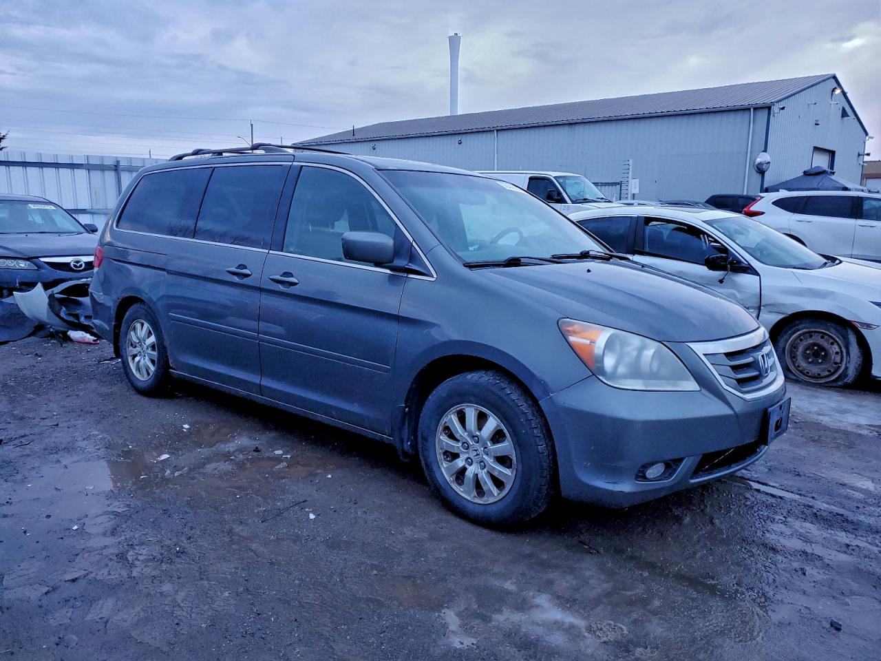 2008 Honda Odyssey Exl Gray vin: 5FNRL38608B506174