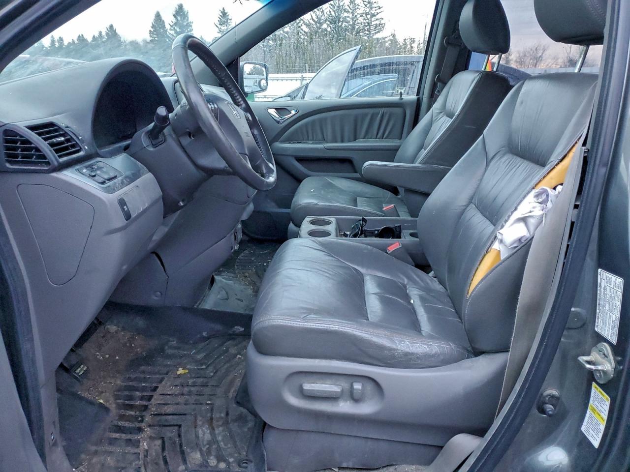 2008 Honda Odyssey Exl Gray vin: 5FNRL38608B506174