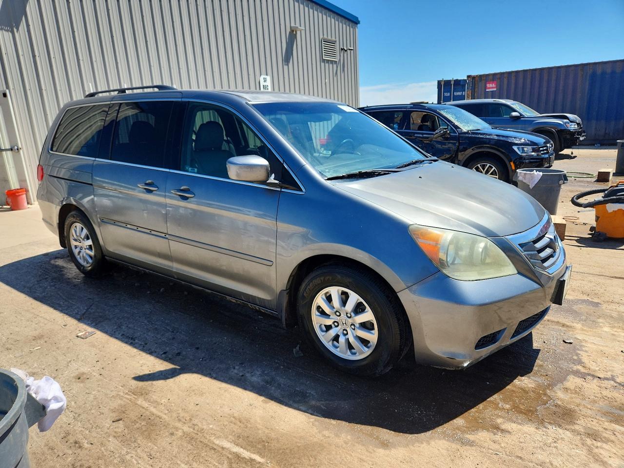 2009 Honda Odyssey Exl Gray vin: 5FNRL38609B030770