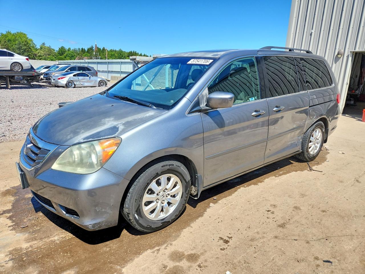 2009 Honda Odyssey Exl Gray vin: 5FNRL38609B030770