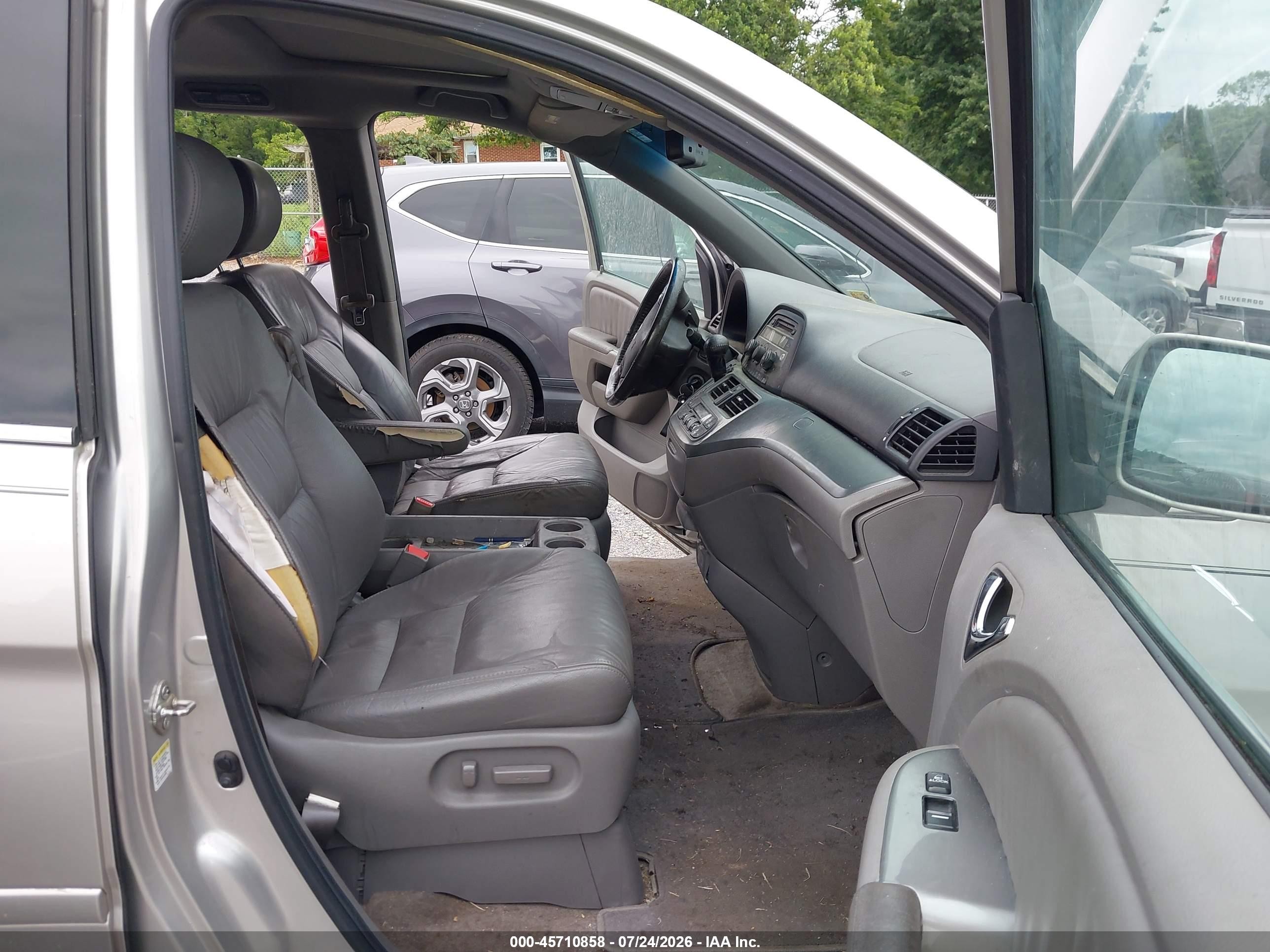 2009 Honda Odyssey Ex-l Серебряный vin: 5FNRL38609B057063