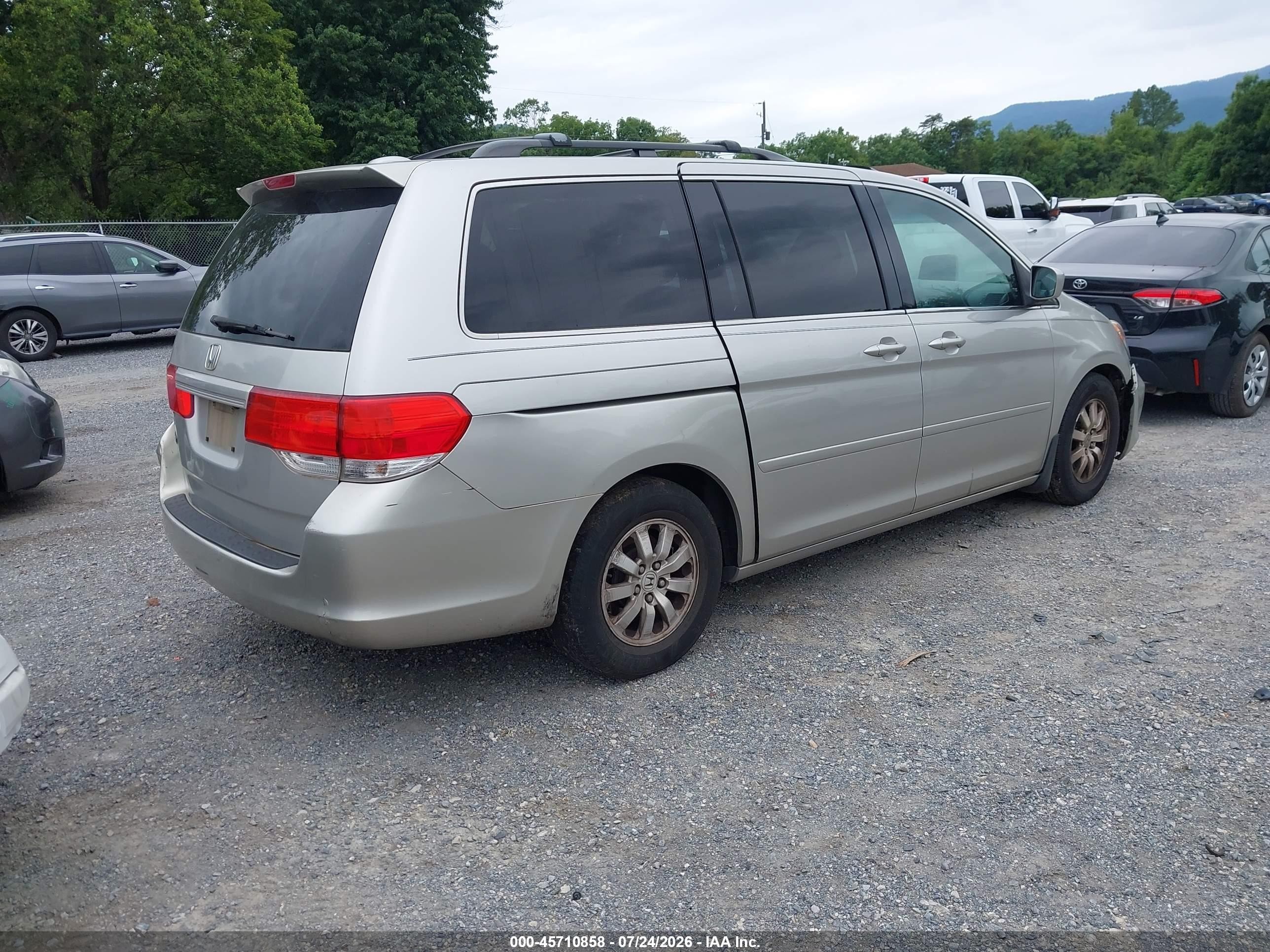 2009 Honda Odyssey Ex-l Серебряный vin: 5FNRL38609B057063