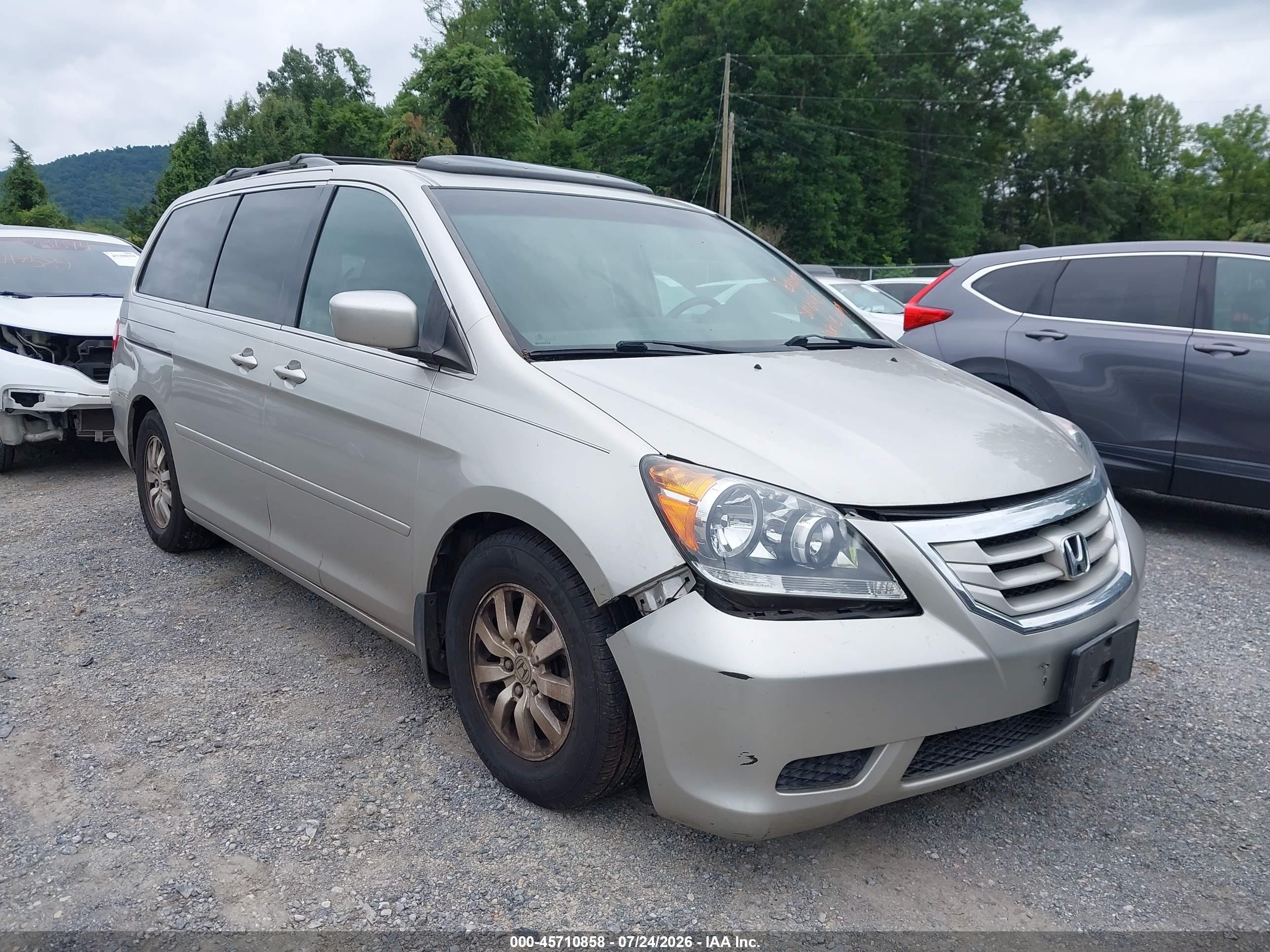 2009 Honda Odyssey Ex-l Серебряный vin: 5FNRL38609B057063