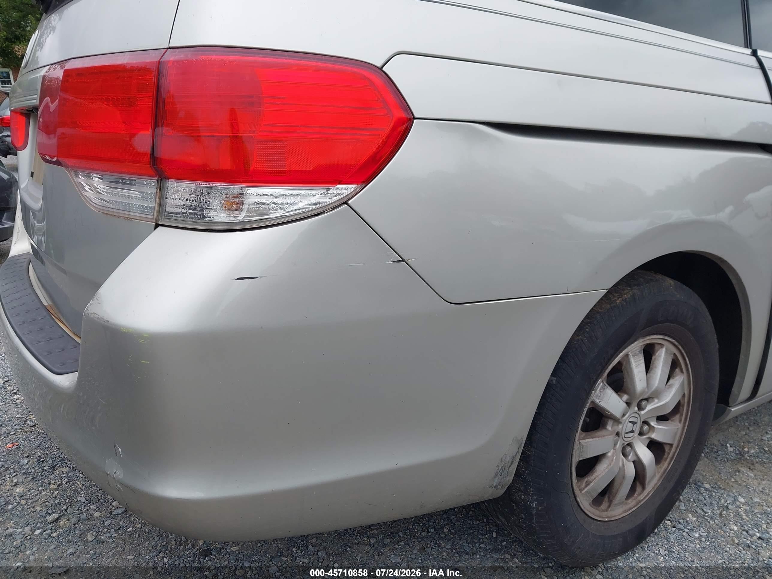 2009 Honda Odyssey Ex-l Серебряный vin: 5FNRL38609B057063