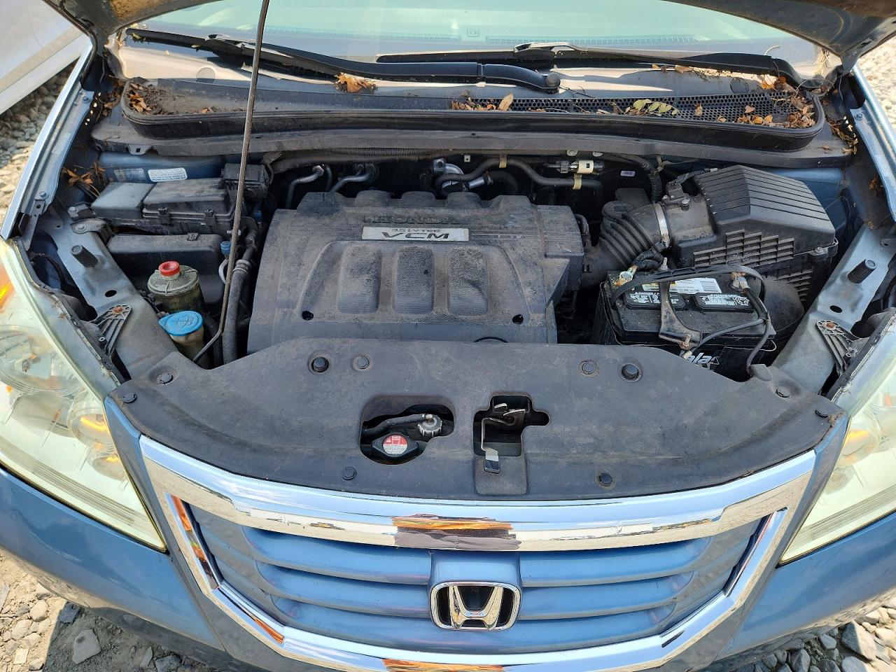 2009 Honda Odyssey Ex (with Leather) Turquoise vin: 5FNRL38609B057757