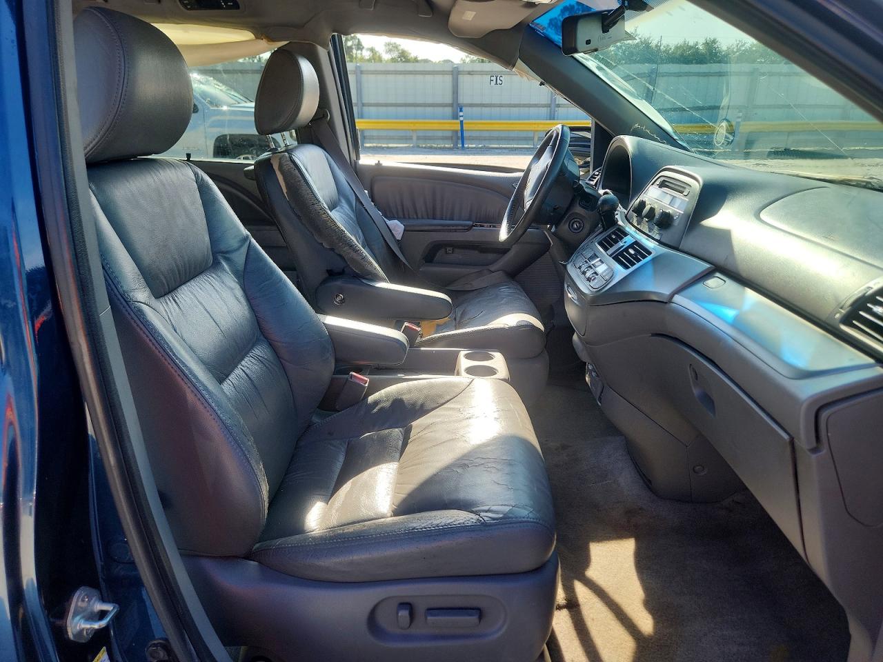 2009 Honda Odyssey Exl Blue vin: 5FNRL38609B410899
