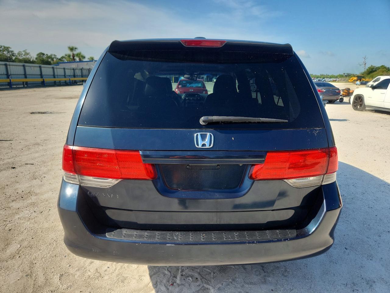 2009 Honda Odyssey Exl Blue vin: 5FNRL38609B410899