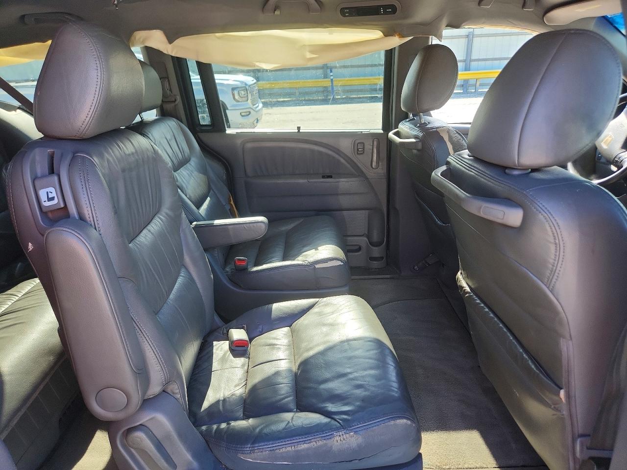 2009 Honda Odyssey Exl Blue vin: 5FNRL38609B410899