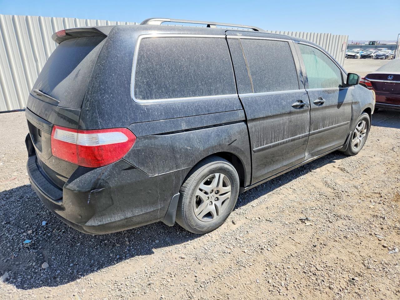 2005 Honda Odyssey Exl Black vin: 5FNRL38615B036247
