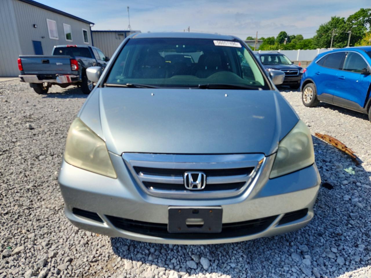 2005 Honda Odyssey Exl Blue vin: 5FNRL38615B103445