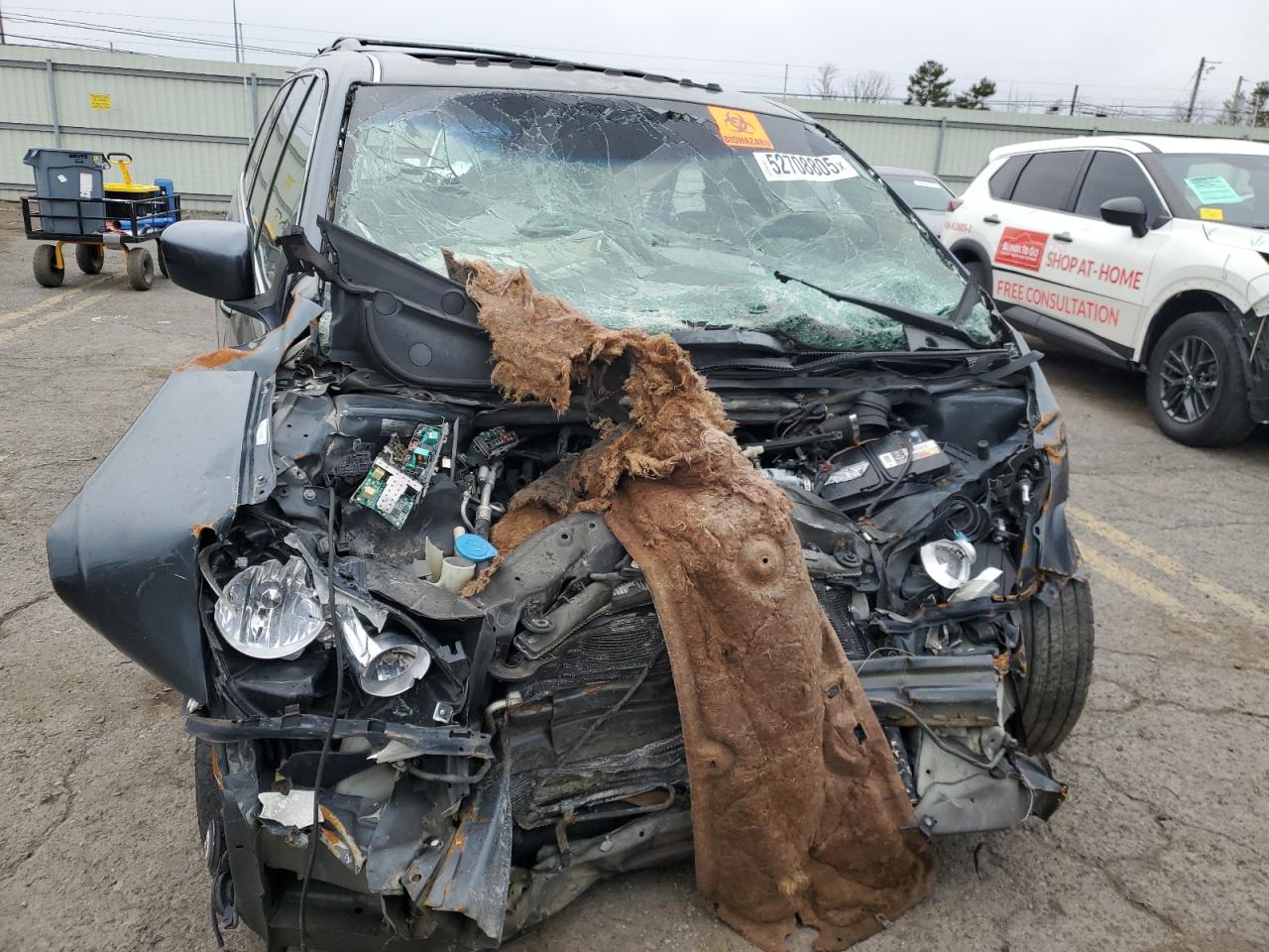 2005 Honda Odyssey Exl Gray vin: 5FNRL38615B408430