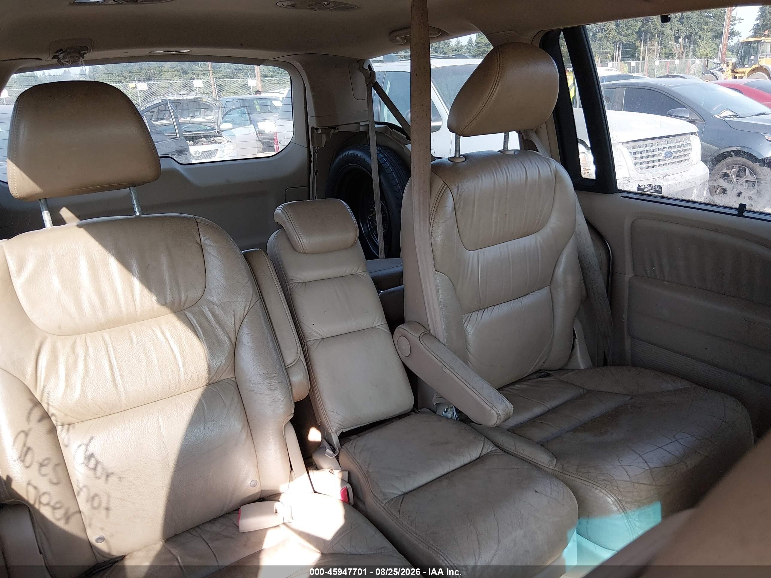 2005 Honda Odyssey Ex-l Gold vin: 5FNRL38615B421937