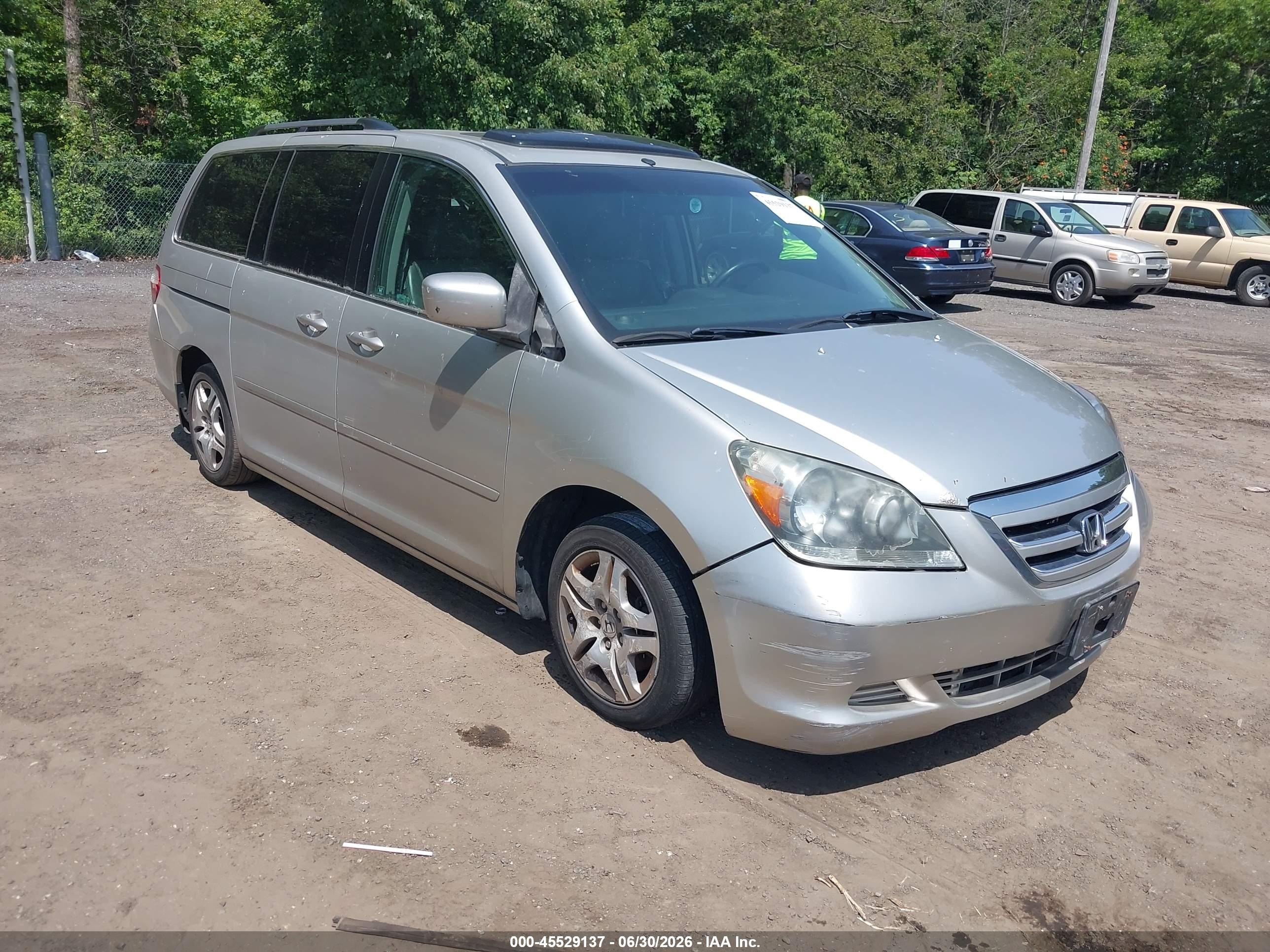 2006 Honda Odyssey Ex-l Silver vin: 5FNRL38616B428596
