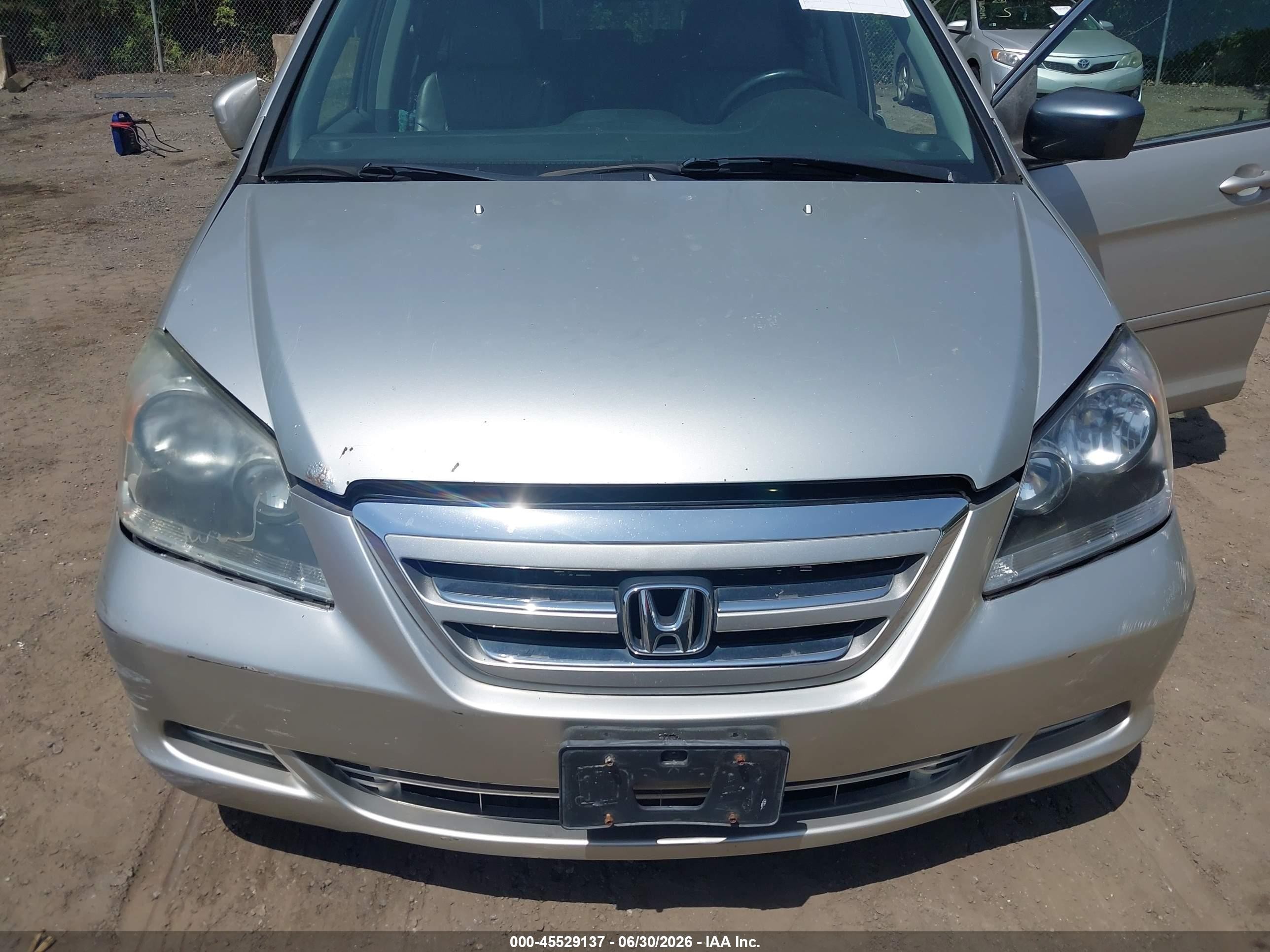 2006 Honda Odyssey Ex-l Silver vin: 5FNRL38616B428596