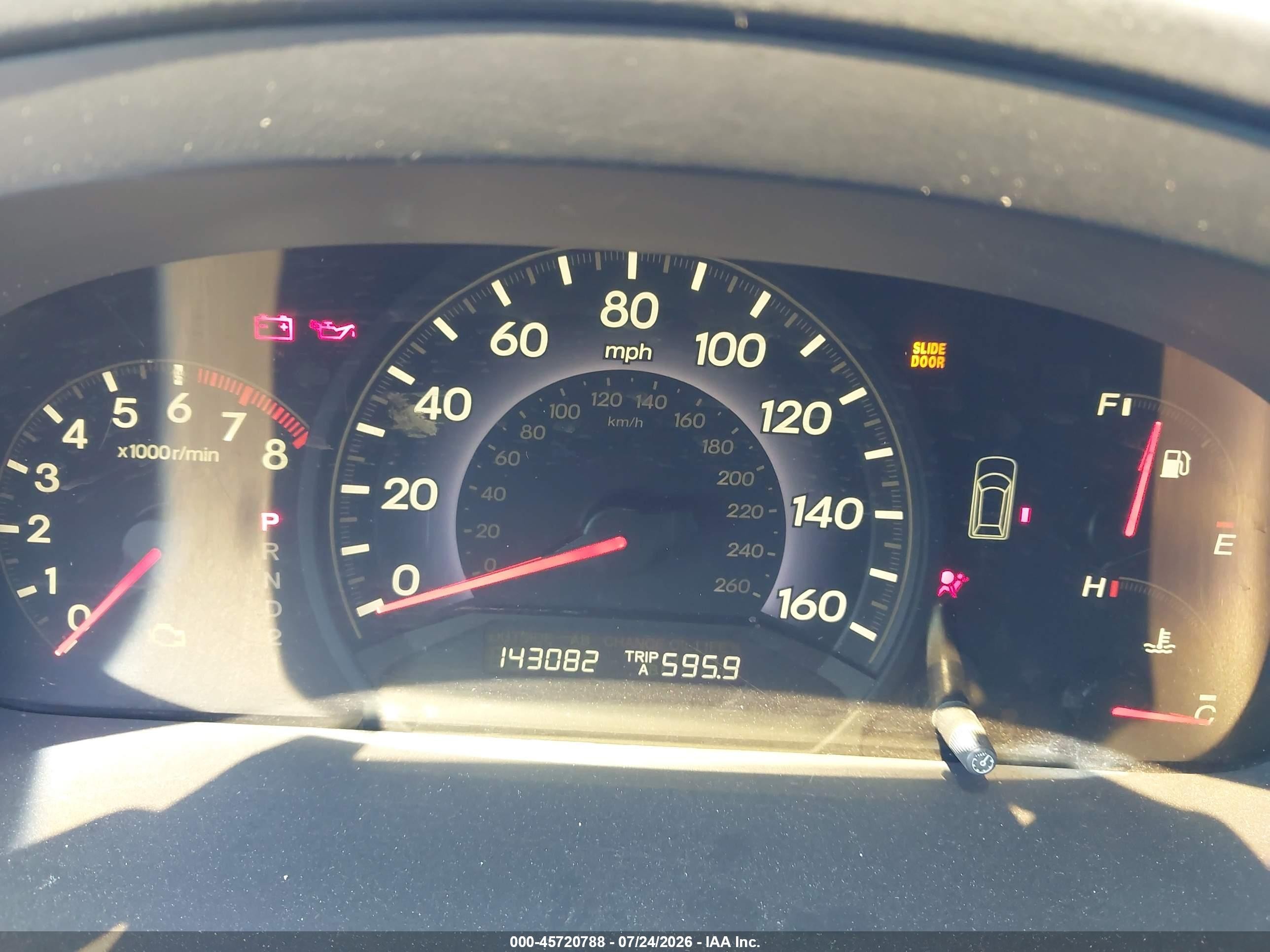 2006 Honda Odyssey Ex-l Blue vin: 5FNRL38616B436262