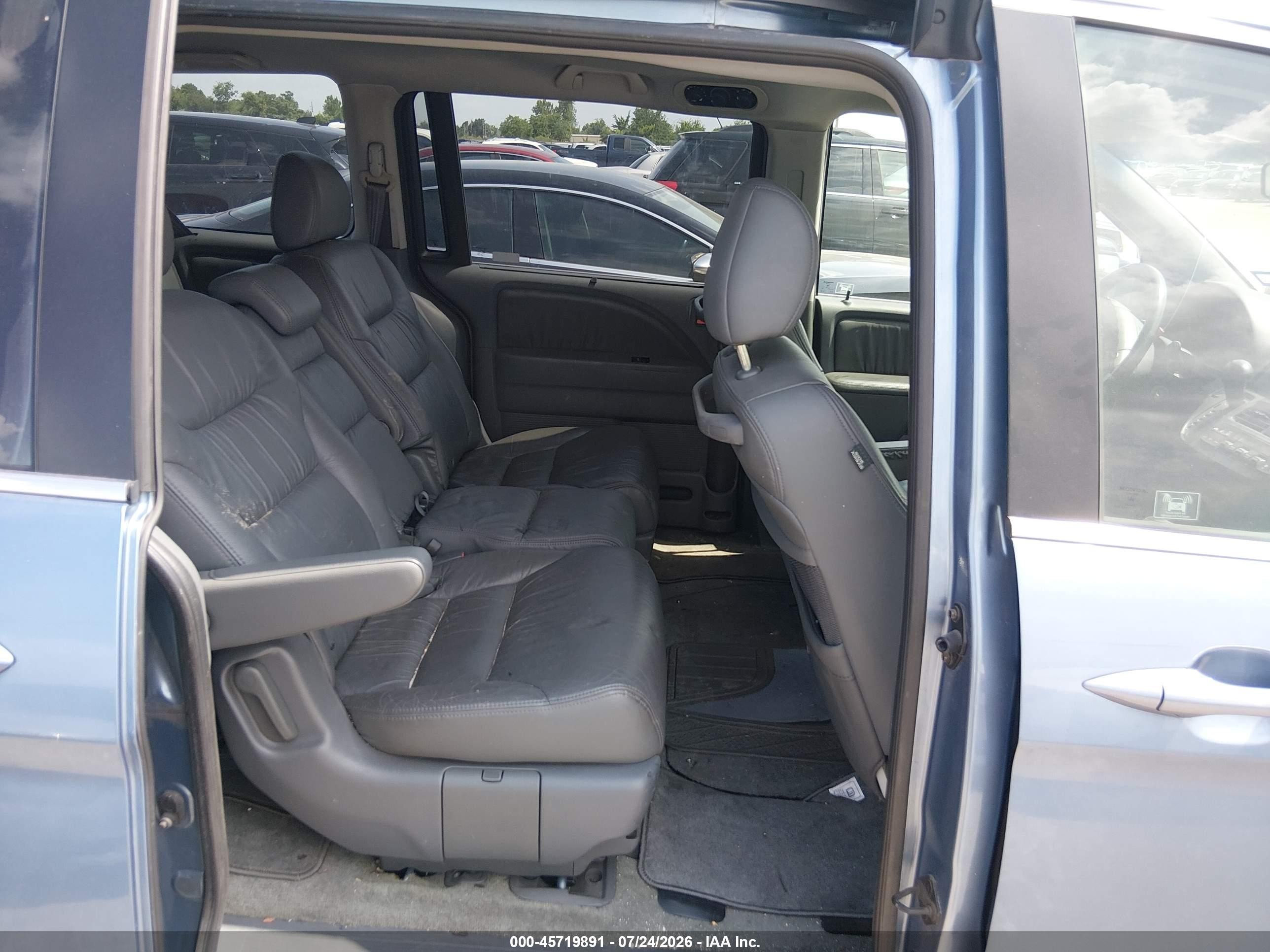 2007 Honda Odyssey Ex-l Light Blue vin: 5FNRL38617B033836
