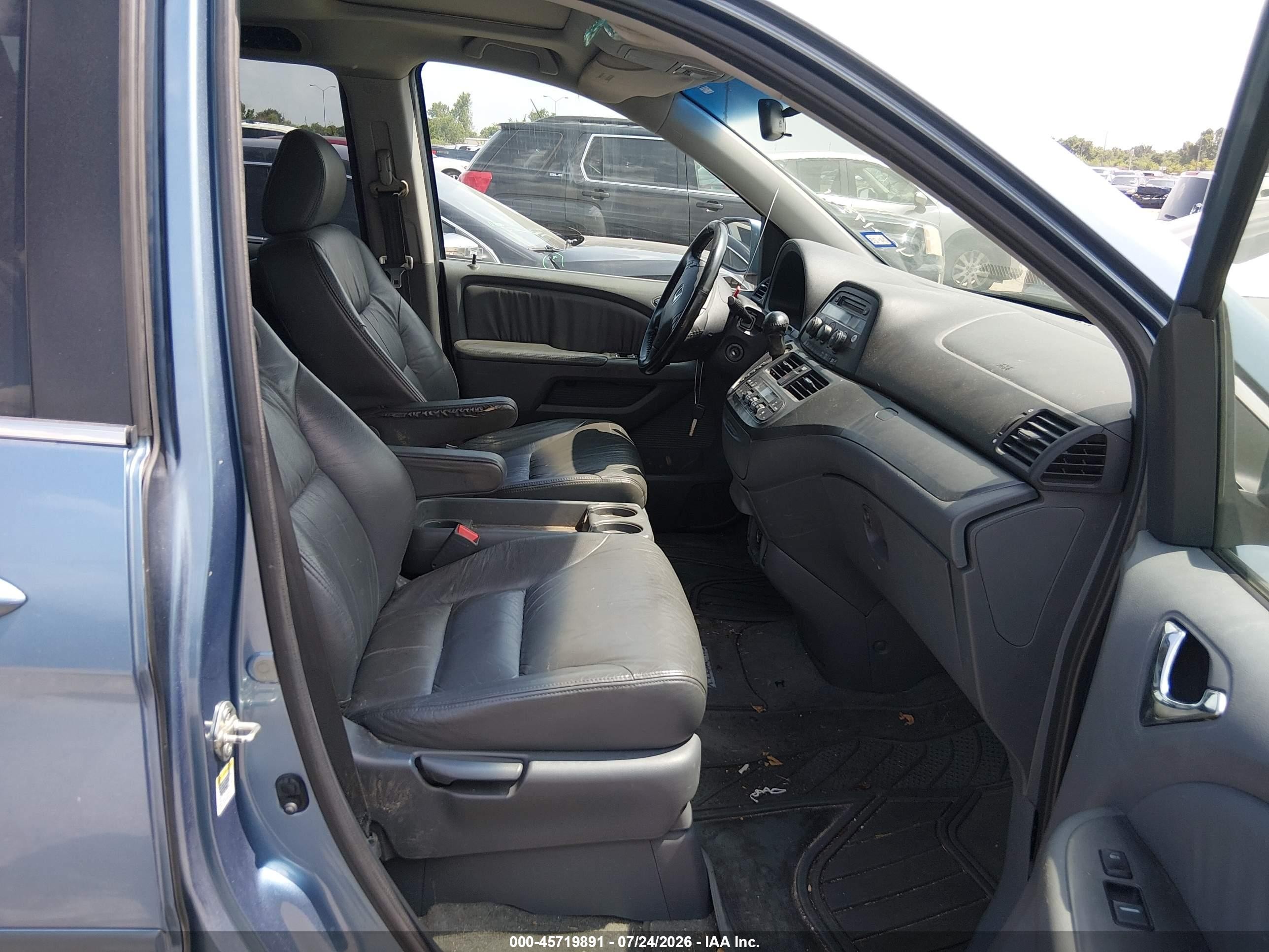 2007 Honda Odyssey Ex-l Light Blue vin: 5FNRL38617B033836