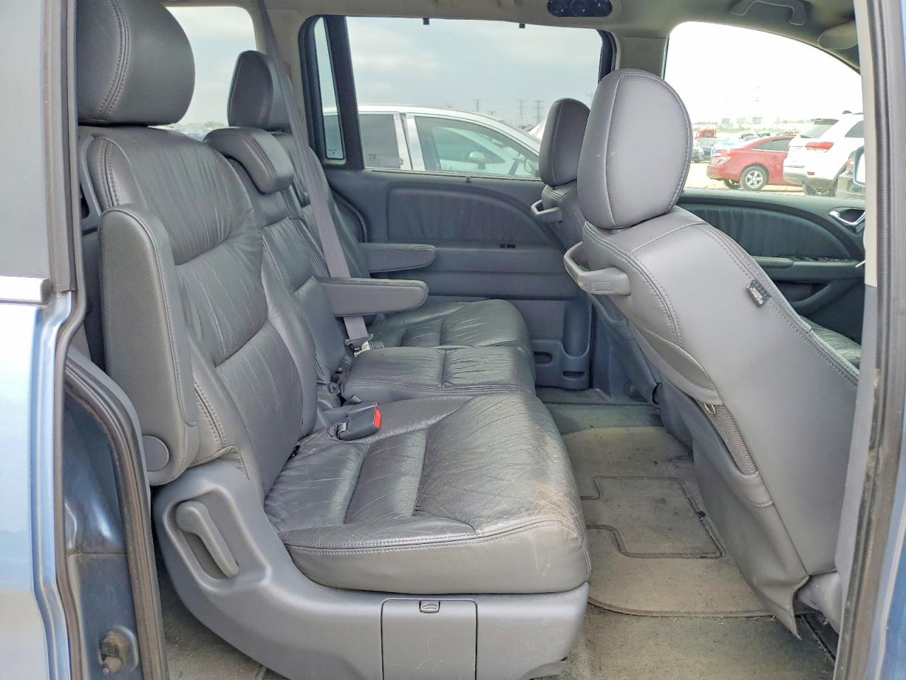 2007 Honda Odyssey Exl Blue vin: 5FNRL38617B101195