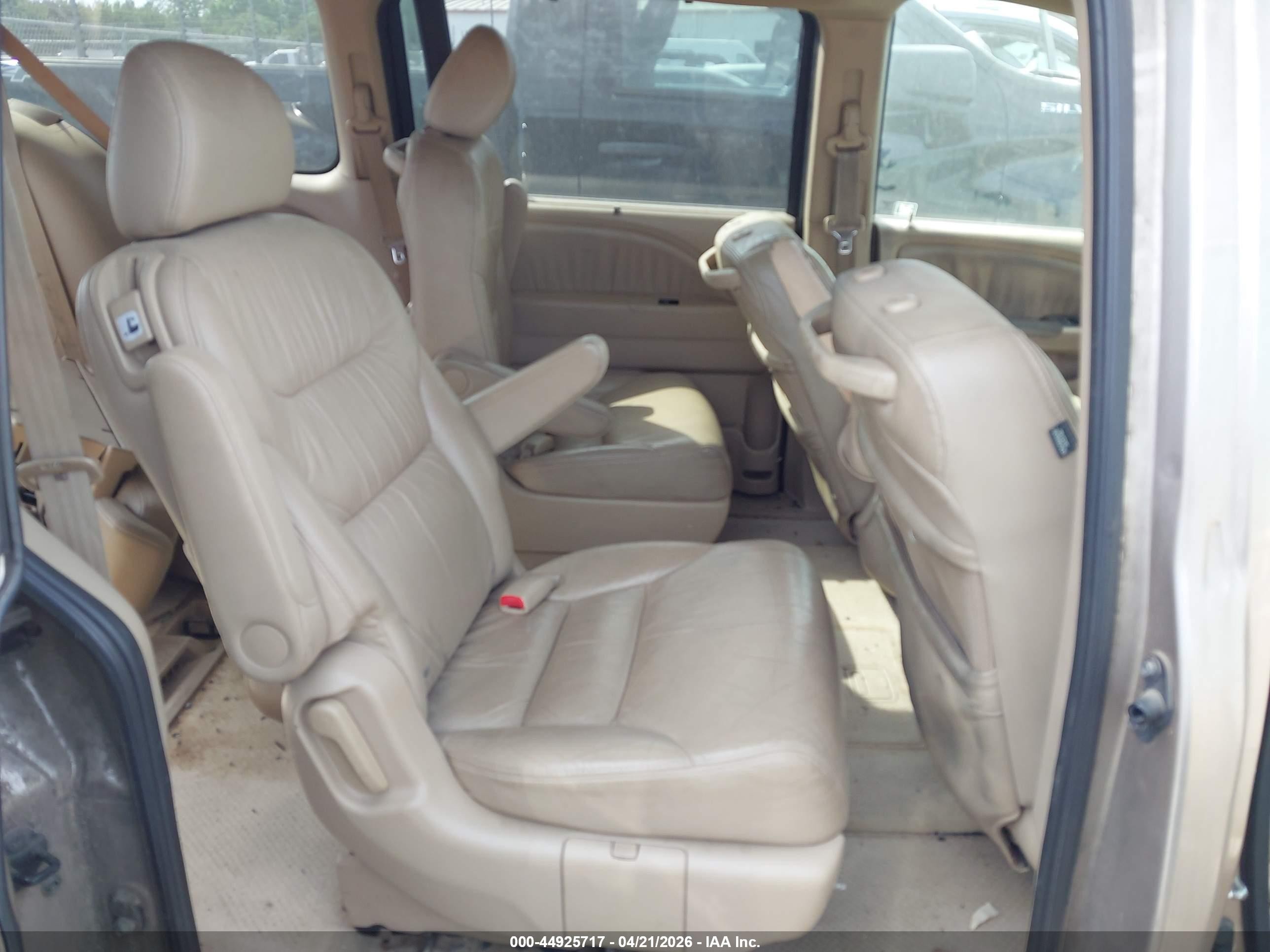 2007 Honda Odyssey Ex-l Gold vin: 5FNRL38617B104291