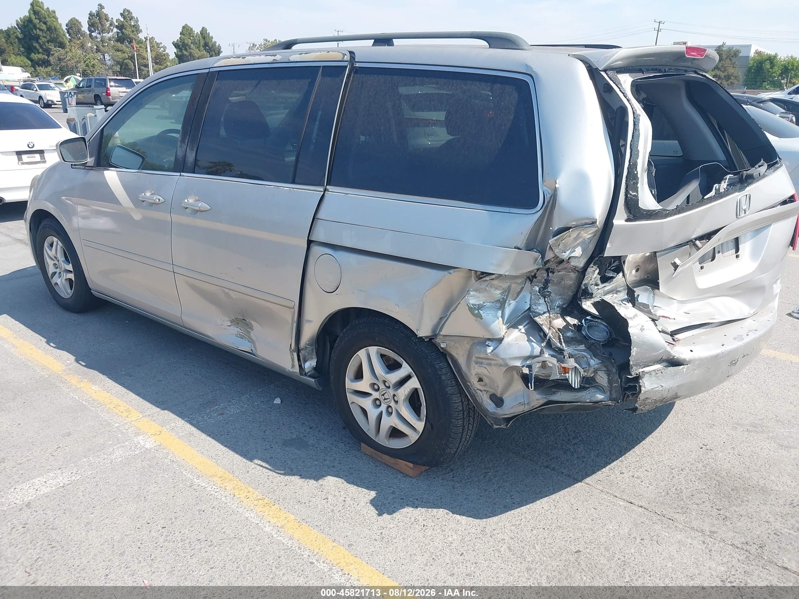 2007 Honda Odyssey Ex-l Beige vin: 5FNRL38617B127960