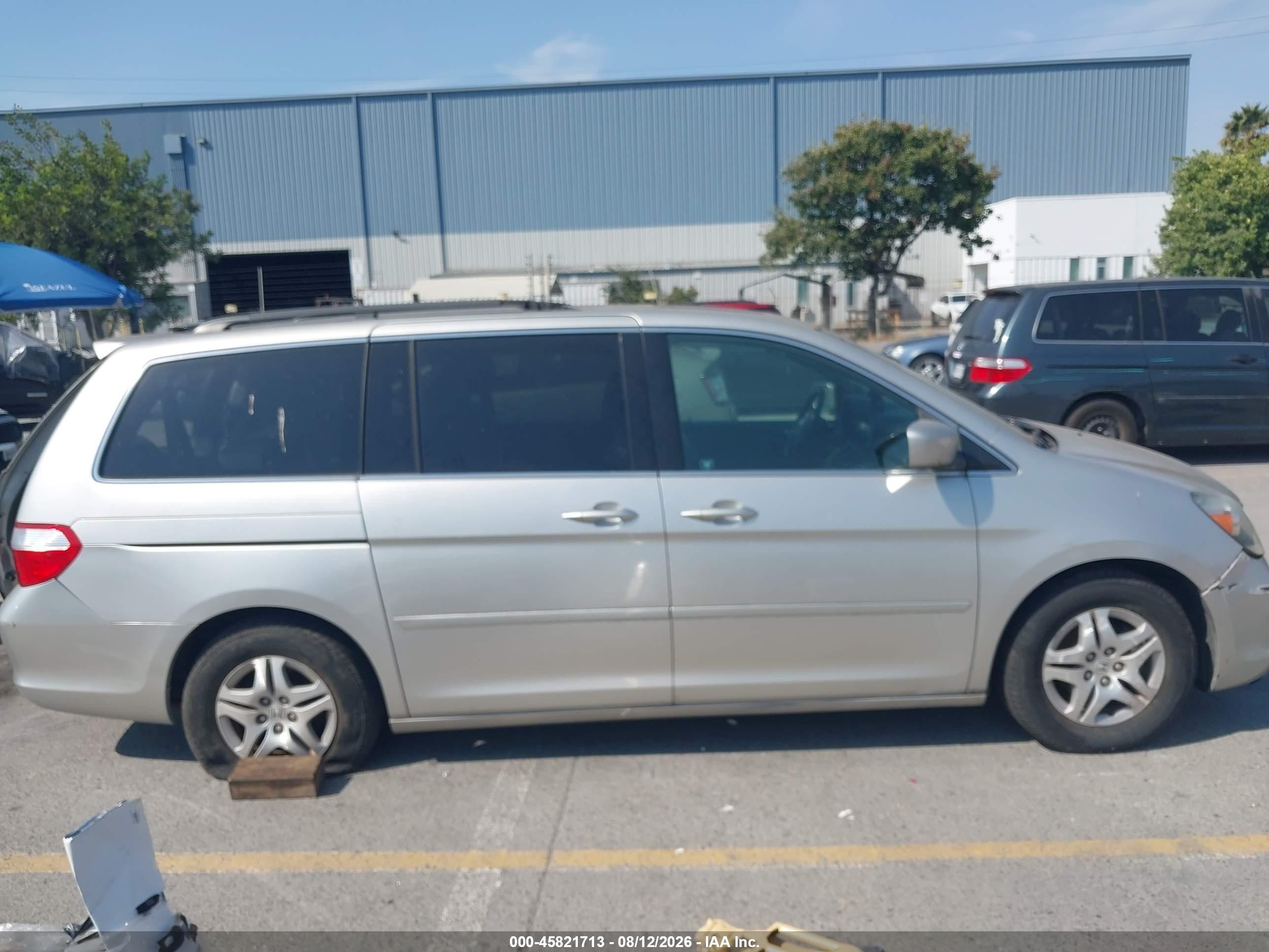 2007 Honda Odyssey Ex-l Beige vin: 5FNRL38617B127960