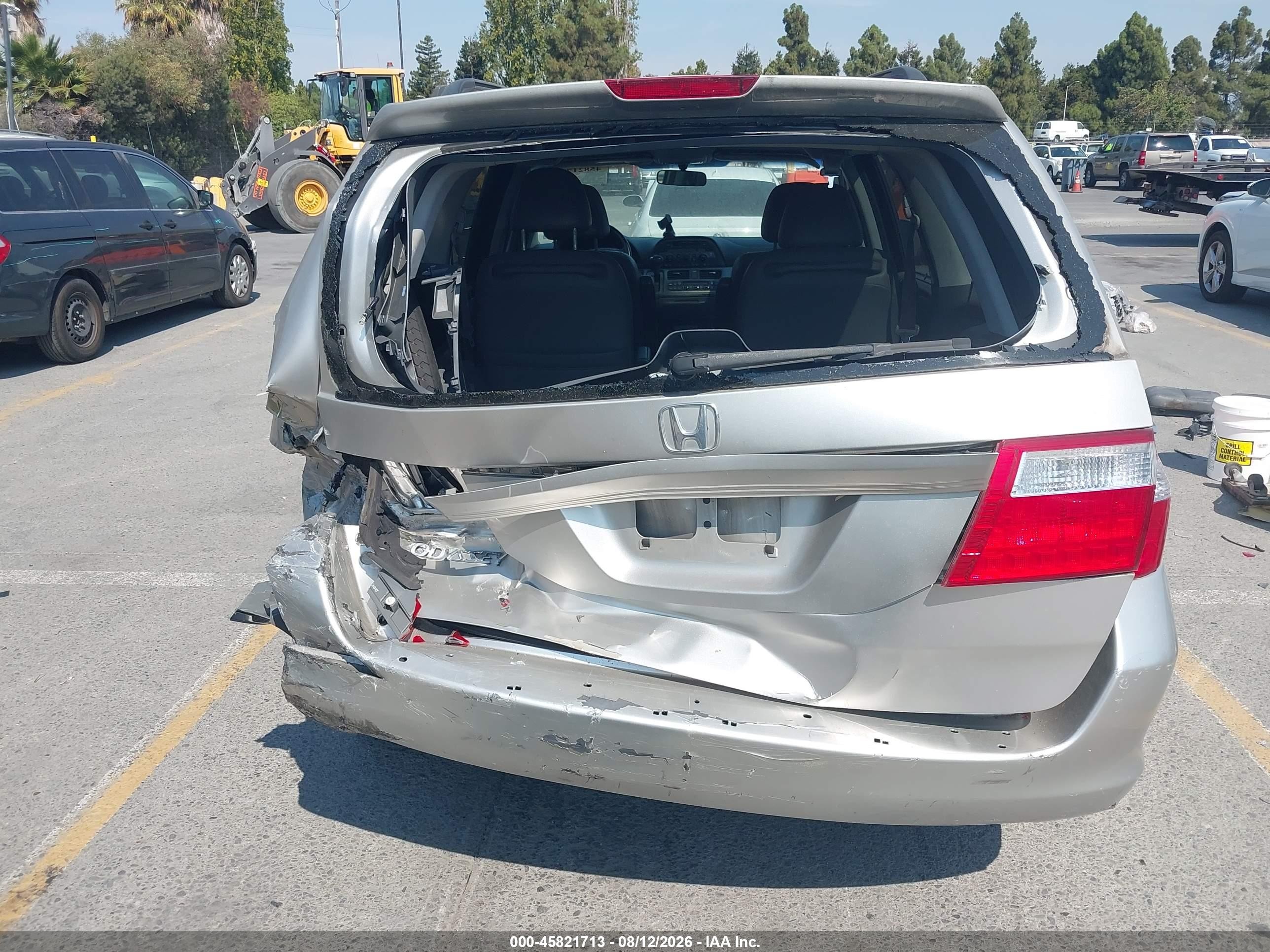 2007 Honda Odyssey Ex-l Beige vin: 5FNRL38617B127960