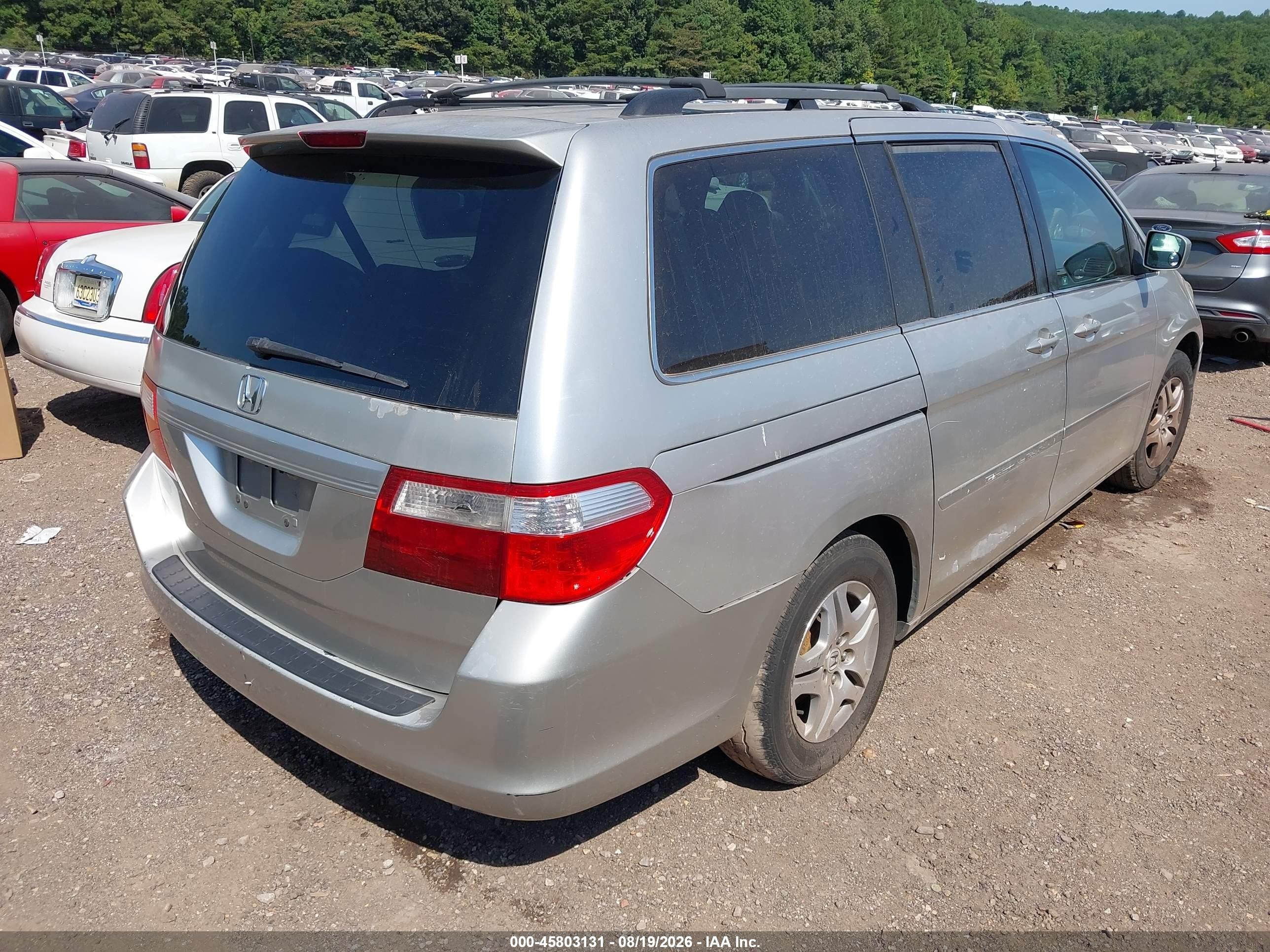 2007 Honda Odyssey Ex-l Brown vin: 5FNRL38617B416983
