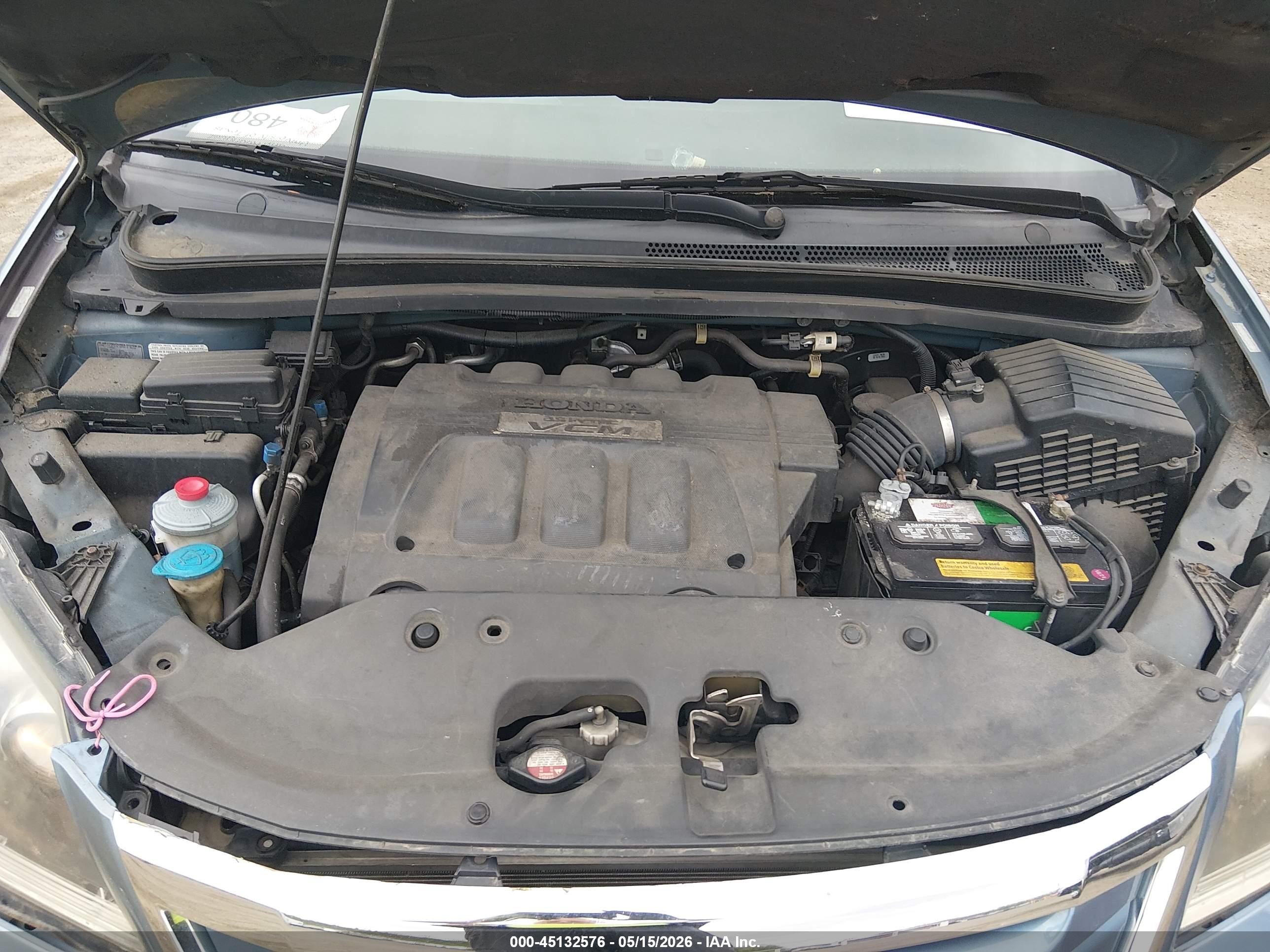2008 Honda Odyssey Ex-l Синий vin: 5FNRL38618B106351