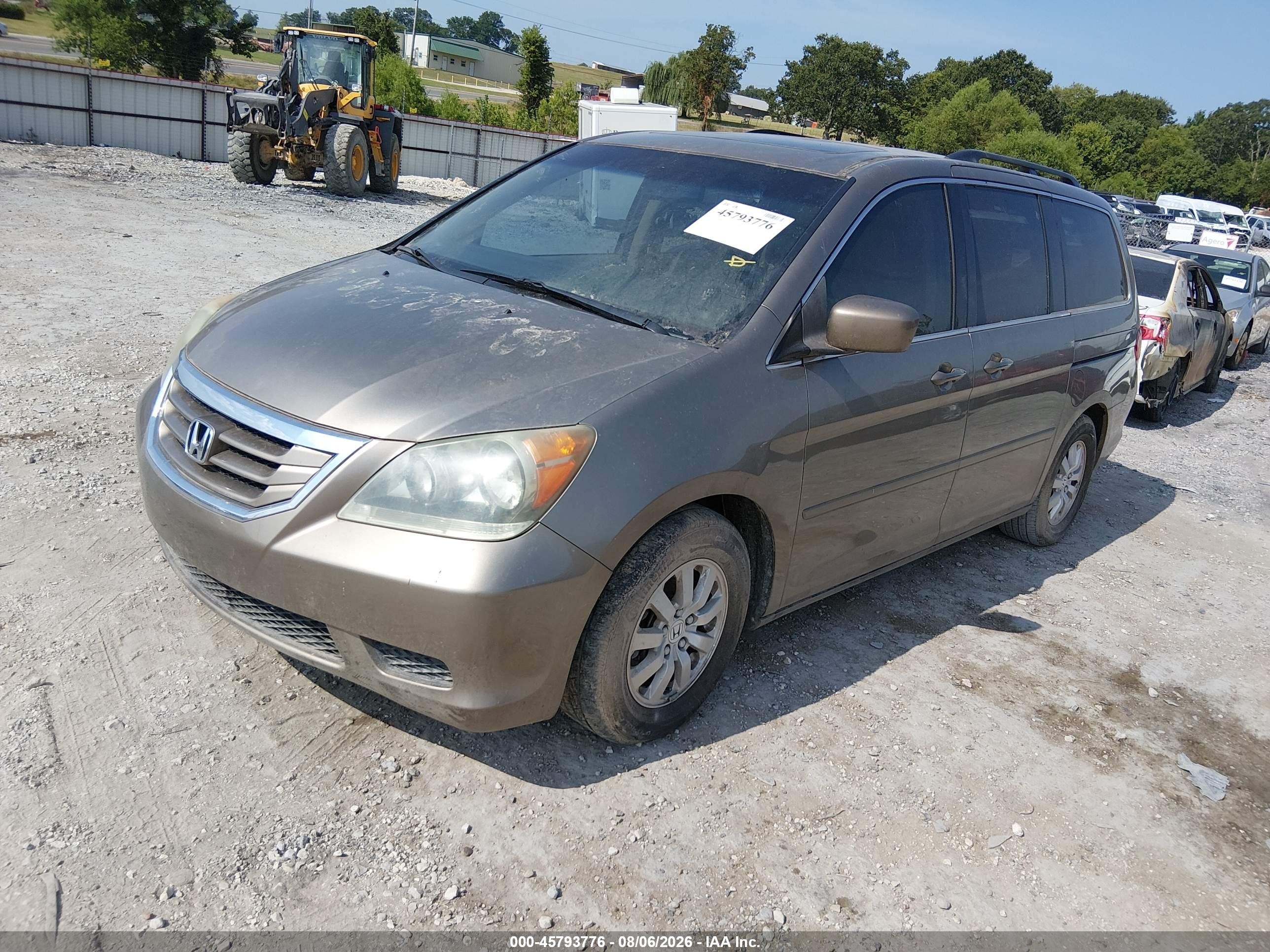 2008 Honda Odyssey Ex-l Champagne vin: 5FNRL38618B113364