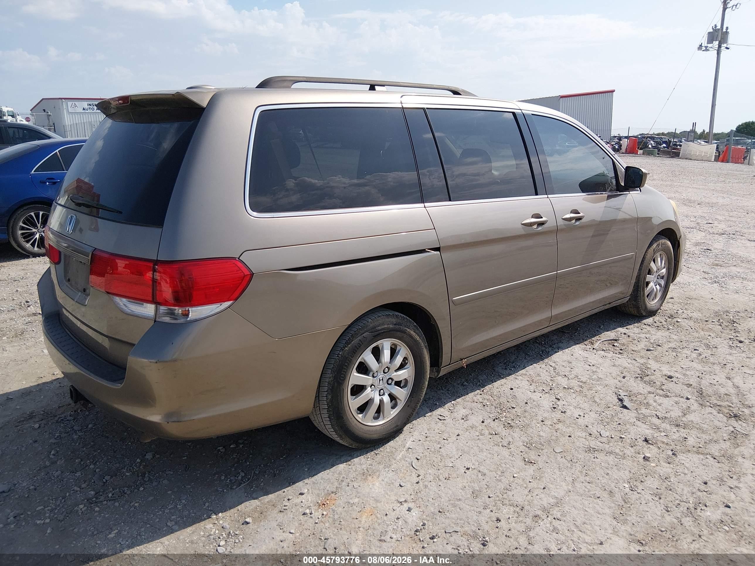 2008 Honda Odyssey Ex-l Champagne vin: 5FNRL38618B113364