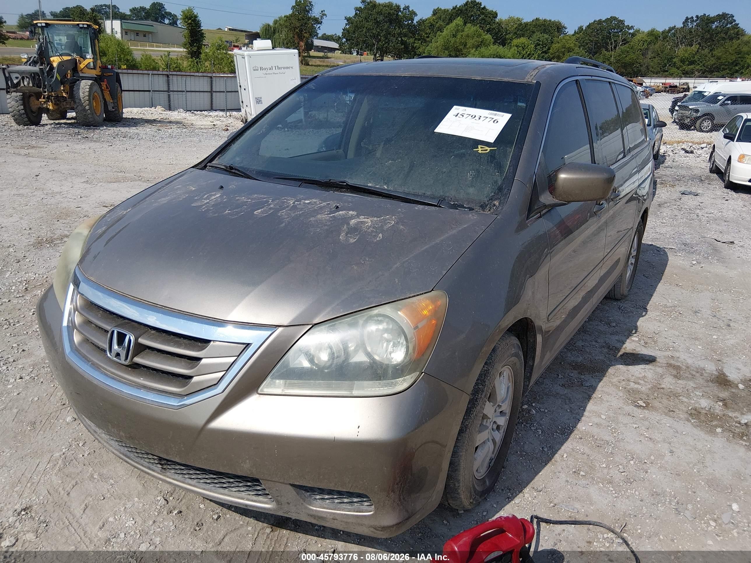 2008 Honda Odyssey Ex-l Champagne vin: 5FNRL38618B113364