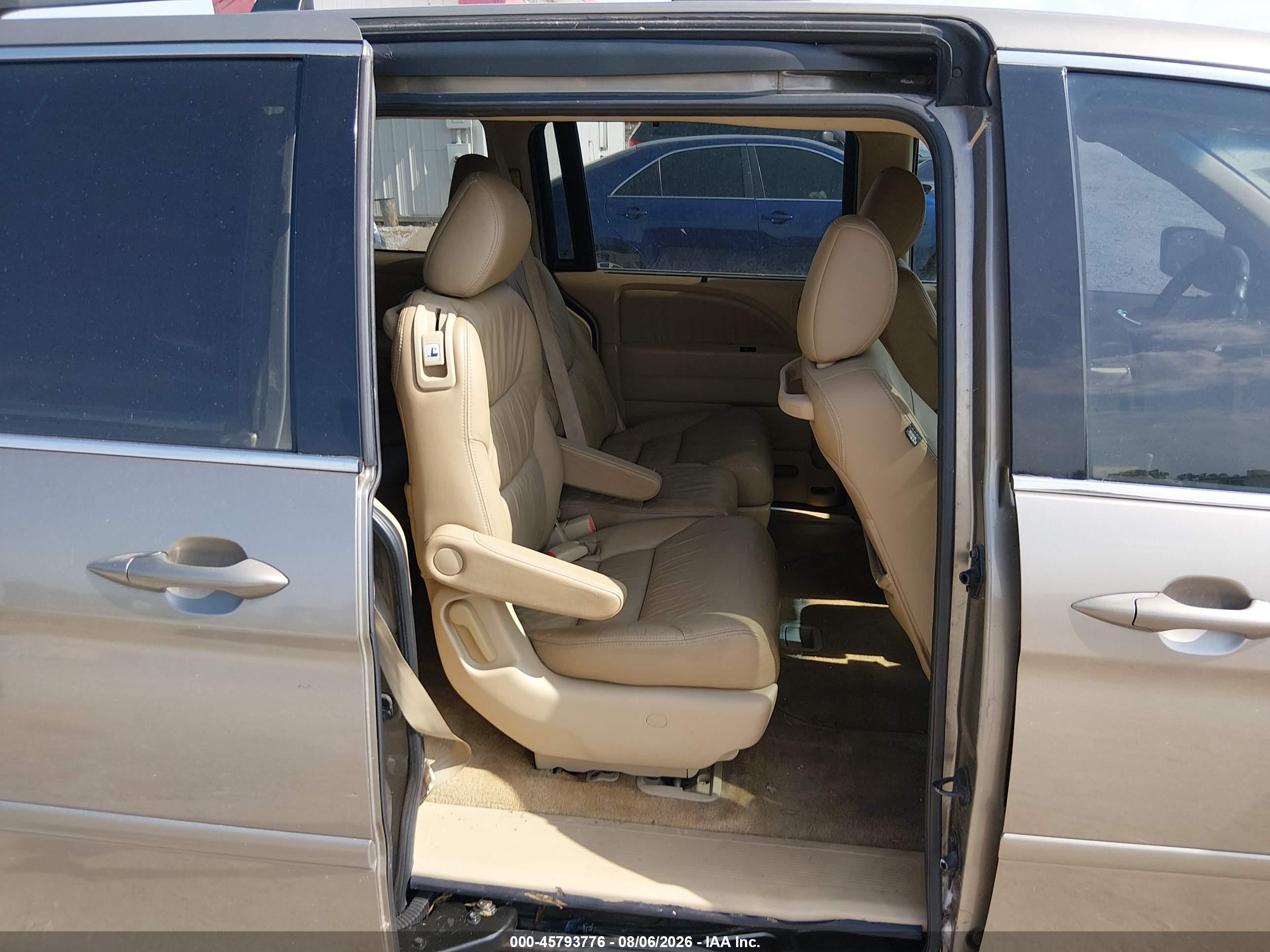 2008 Honda Odyssey Ex-l Champagne vin: 5FNRL38618B113364