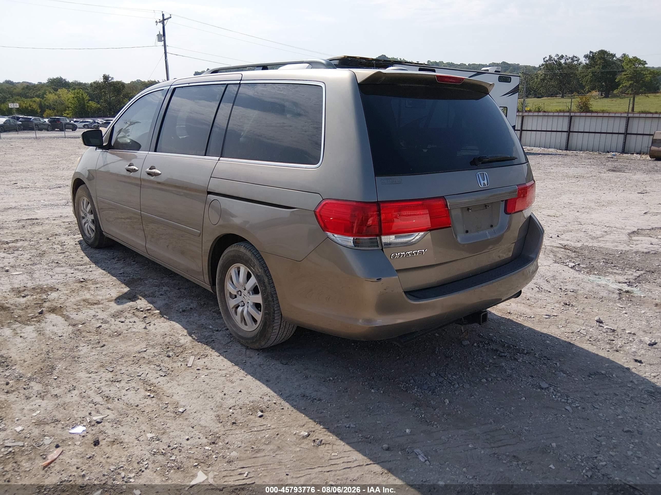 2008 Honda Odyssey Ex-l Champagne vin: 5FNRL38618B113364