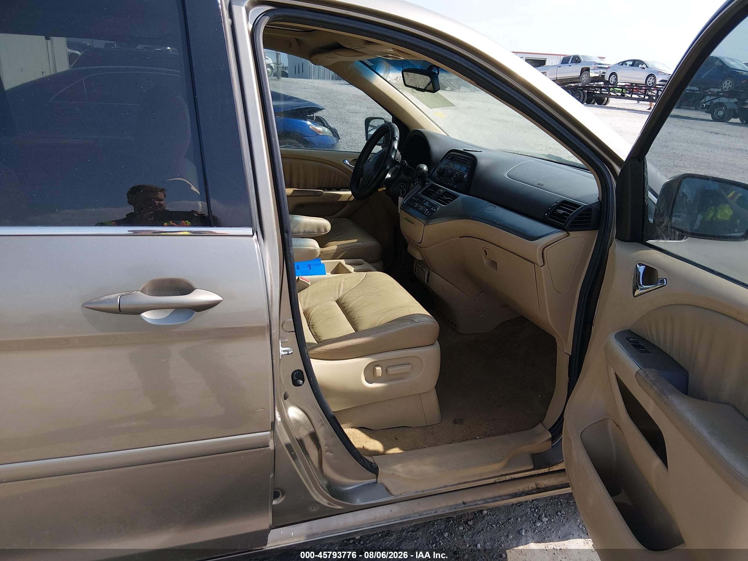 2008 Honda Odyssey Ex-l Champagne vin: 5FNRL38618B113364
