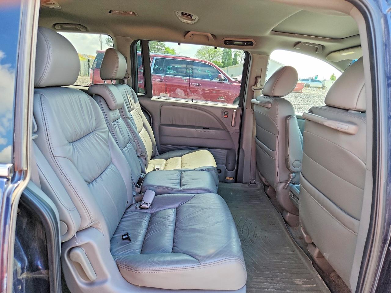2009 Honda Odyssey Exl Blue vin: 5FNRL38619B040627