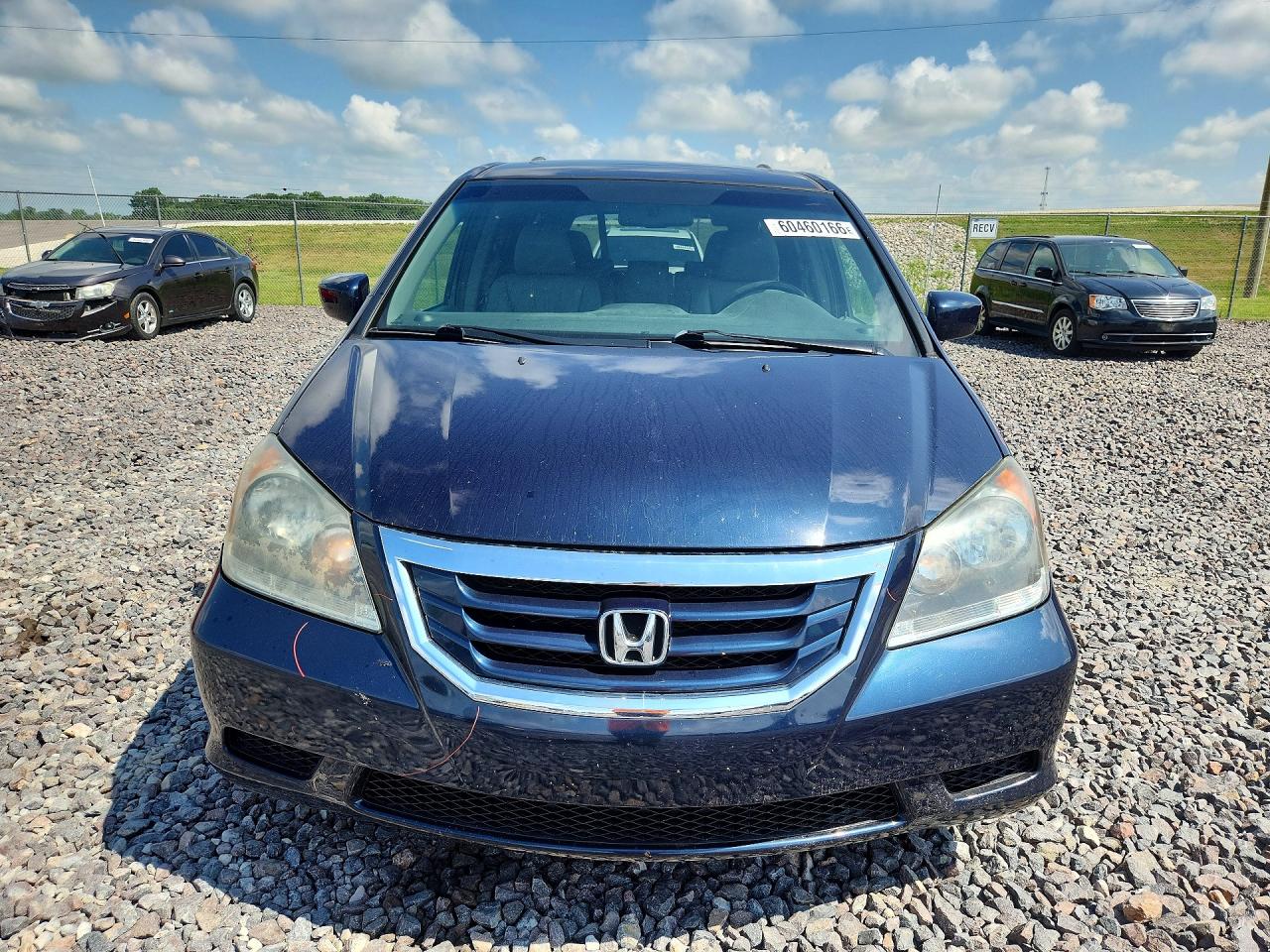 2009 Honda Odyssey Exl Blue vin: 5FNRL38619B040627
