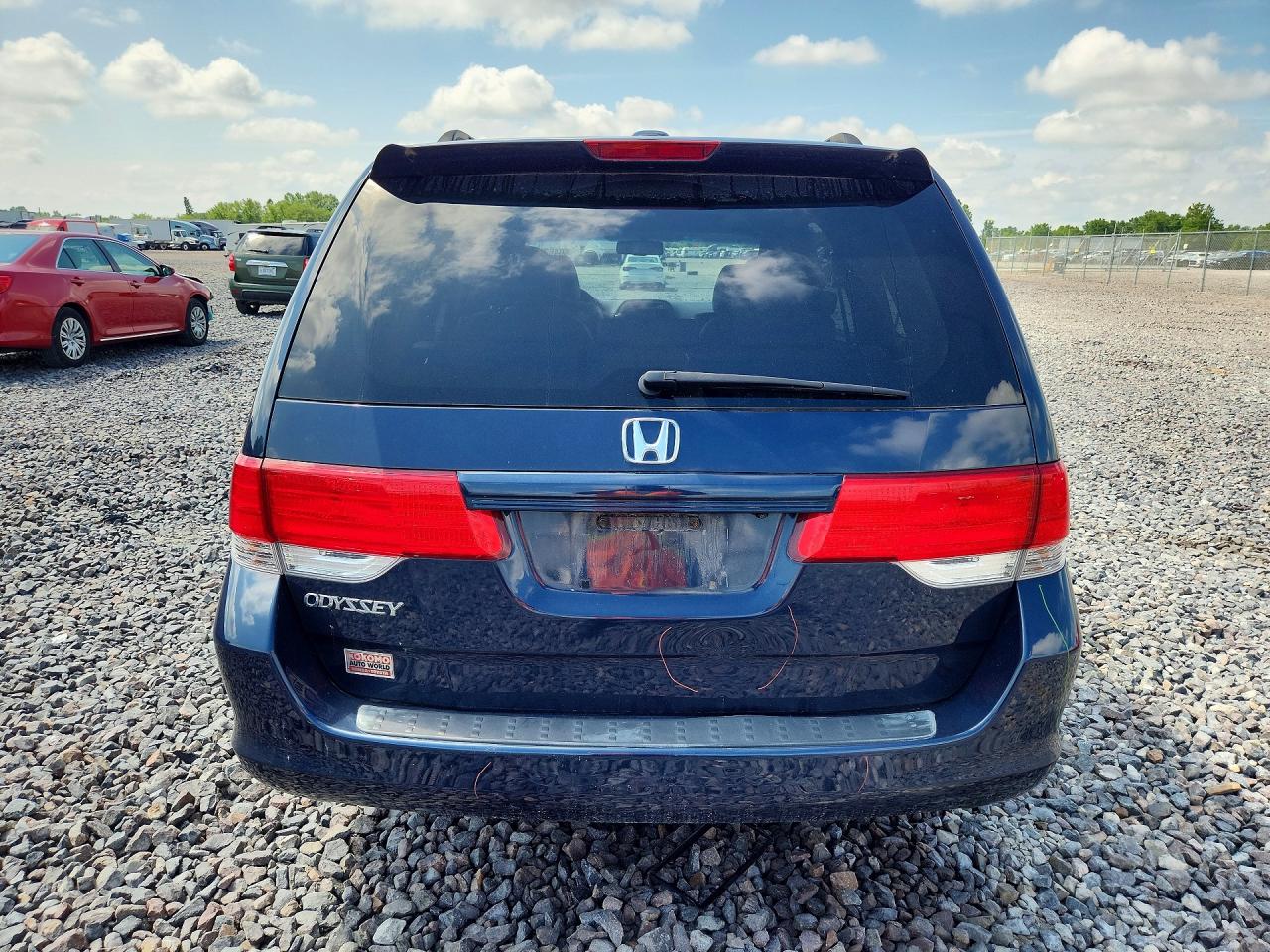 2009 Honda Odyssey Exl Blue vin: 5FNRL38619B040627