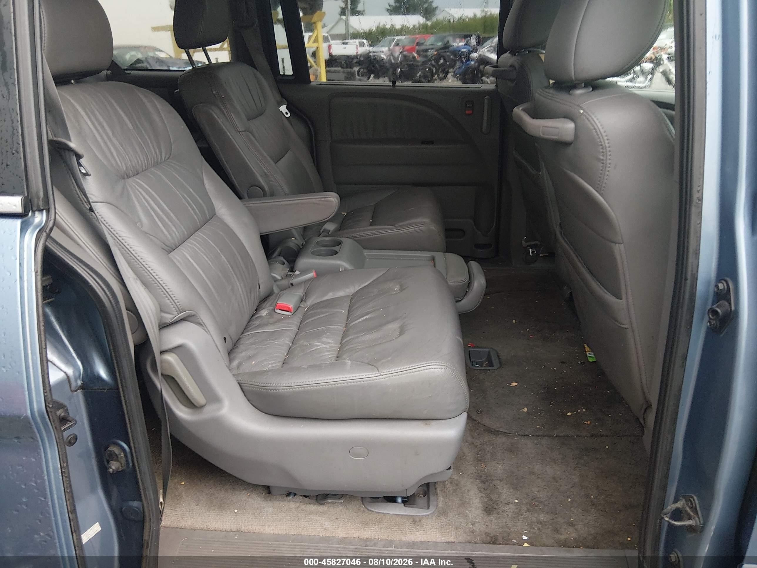 2009 Honda Odyssey Ex-l Blue vin: 5FNRL38619B041485