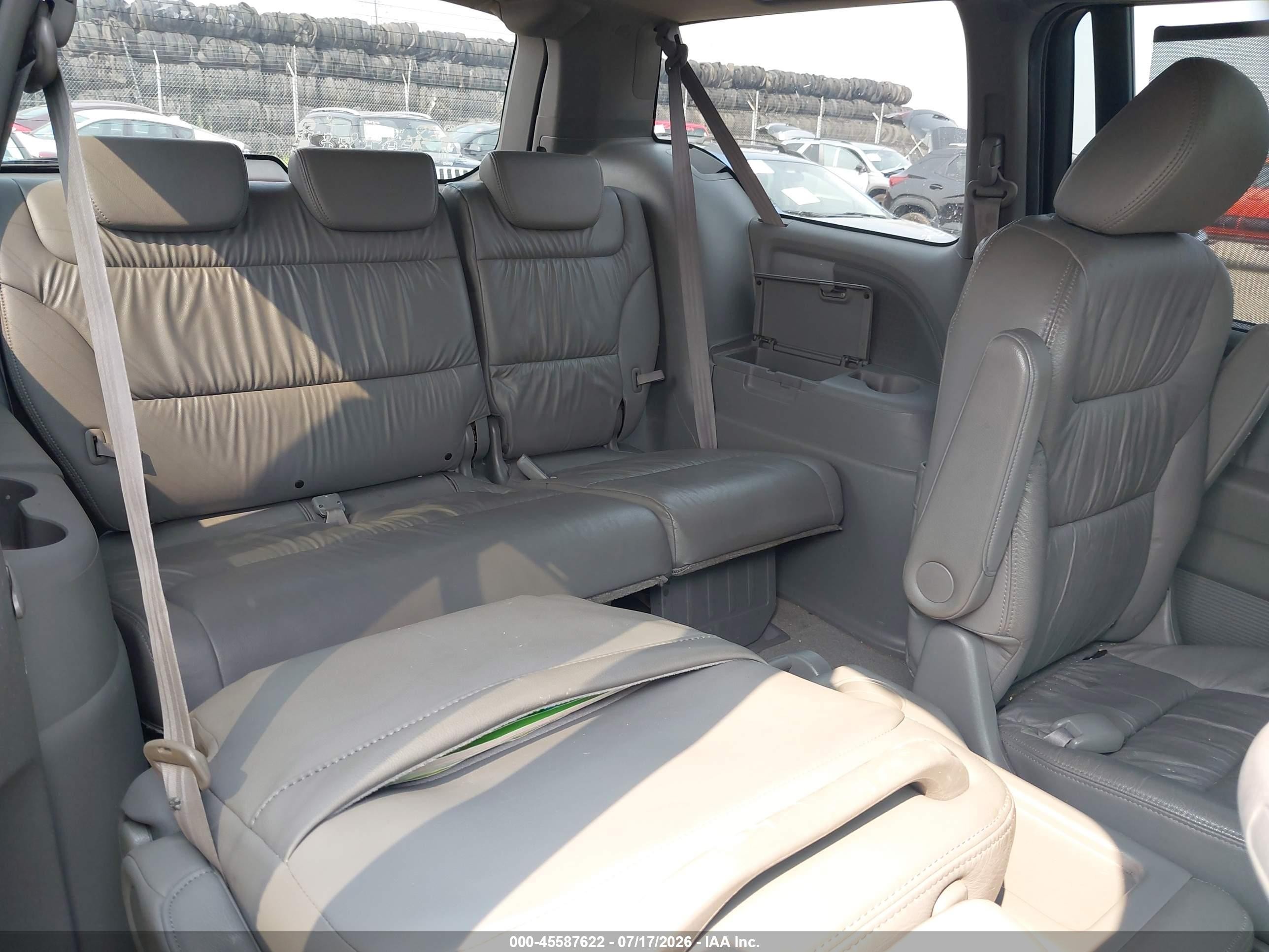 2009 Honda Odyssey Ex-l Silver vin: 5FNRL38619B042295
