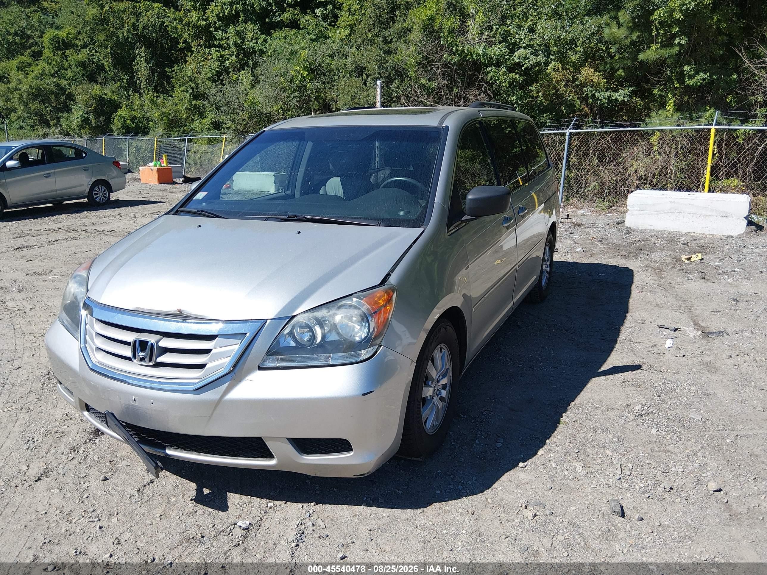 2009 Honda Odyssey Ex-l Silver vin: 5FNRL38619B046895