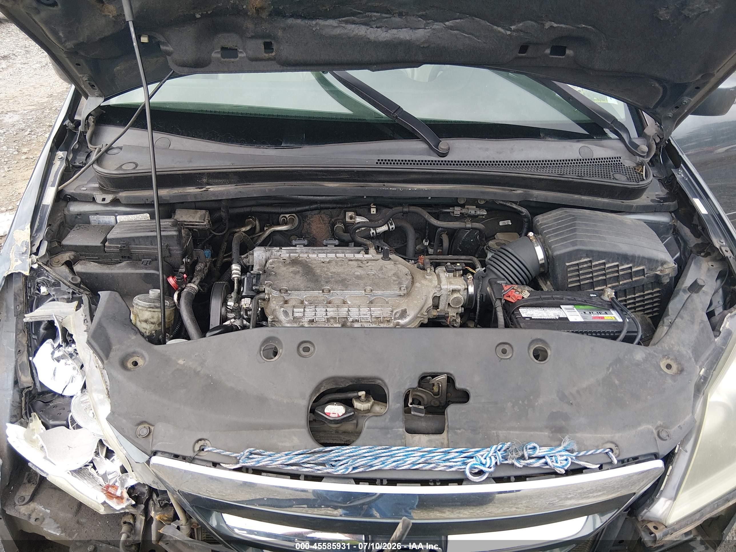 2005 Honda Odyssey Ex-l Gray vin: 5FNRL38625B407514
