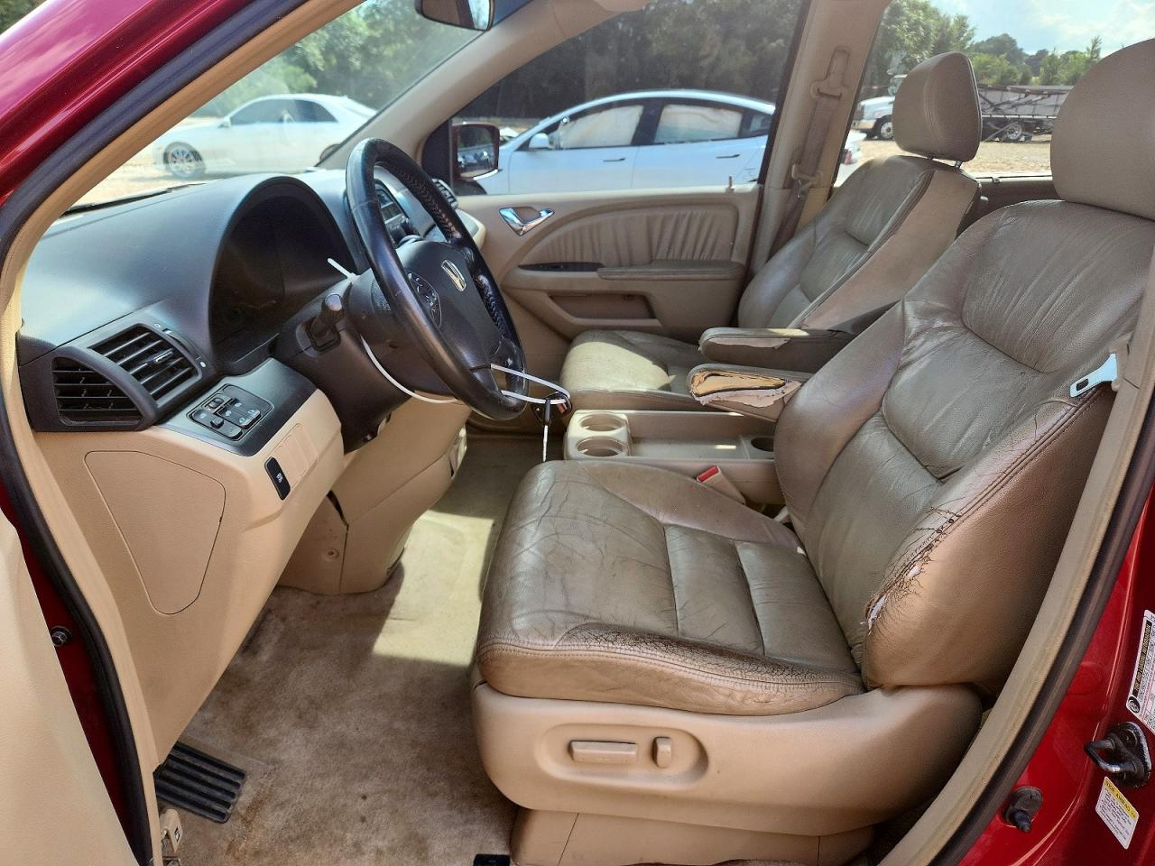 2006 Honda Odyssey Exl Red vin: 5FNRL38626B432592