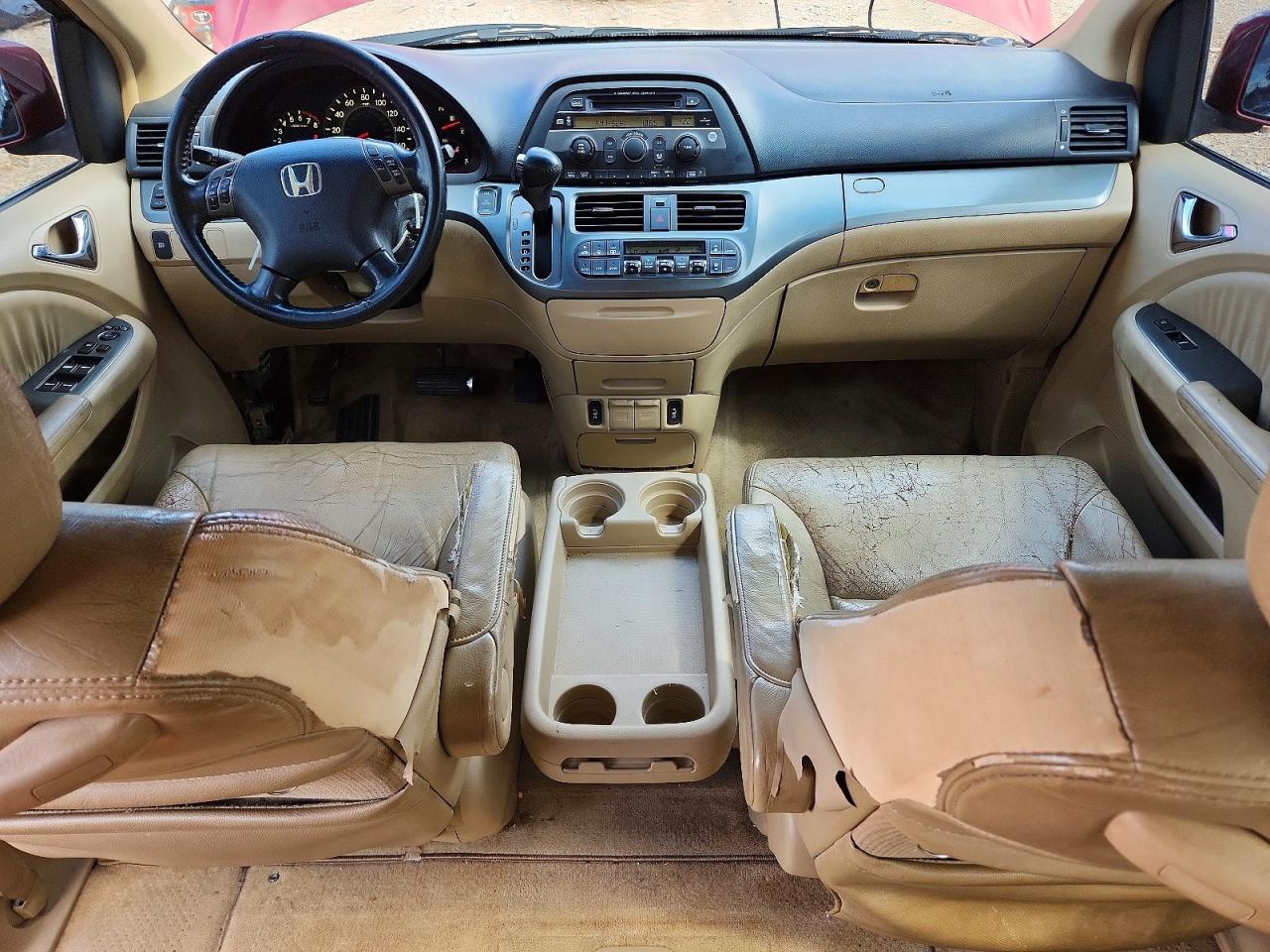 2006 Honda Odyssey Exl Red vin: 5FNRL38626B432592