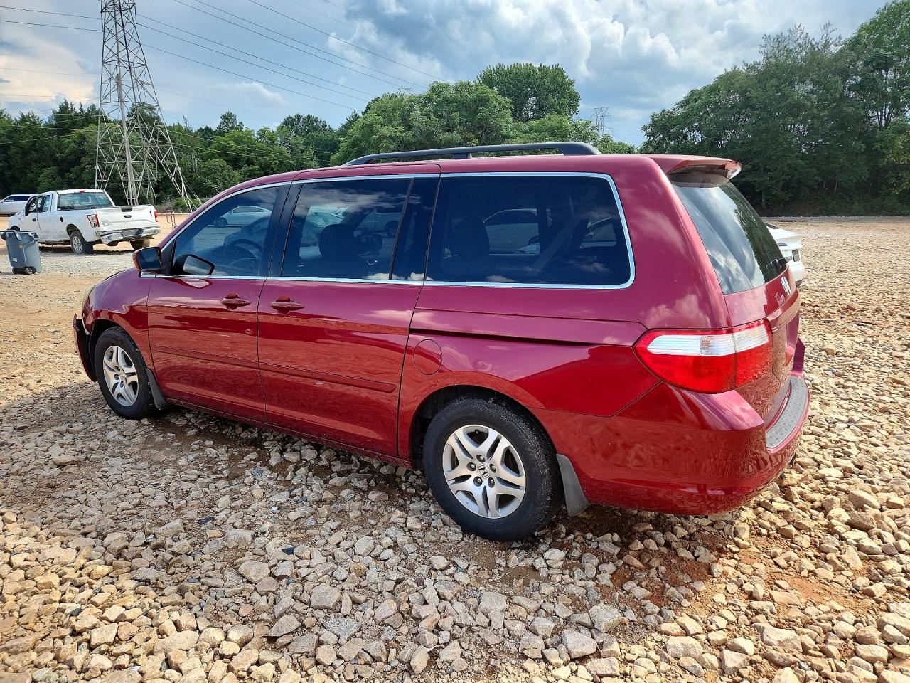2006 Honda Odyssey Exl Red vin: 5FNRL38626B432592