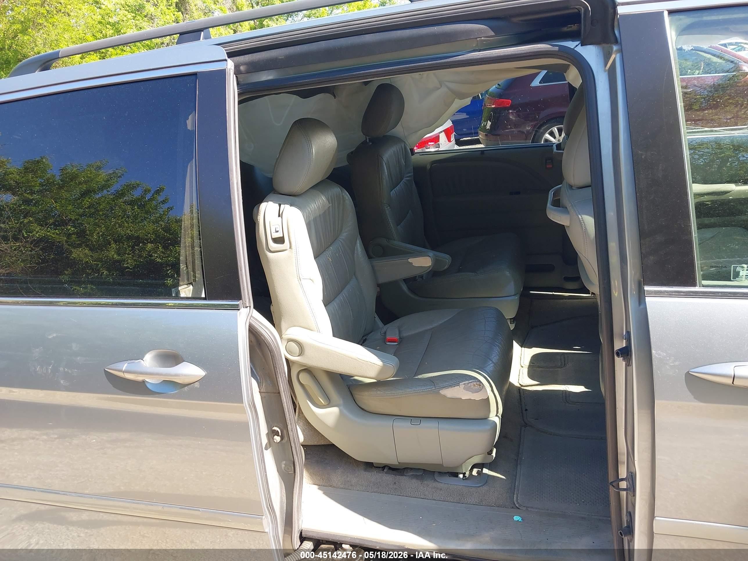 2007 Honda Odyssey Ex-l Light Blue vin: 5FNRL38627B075805