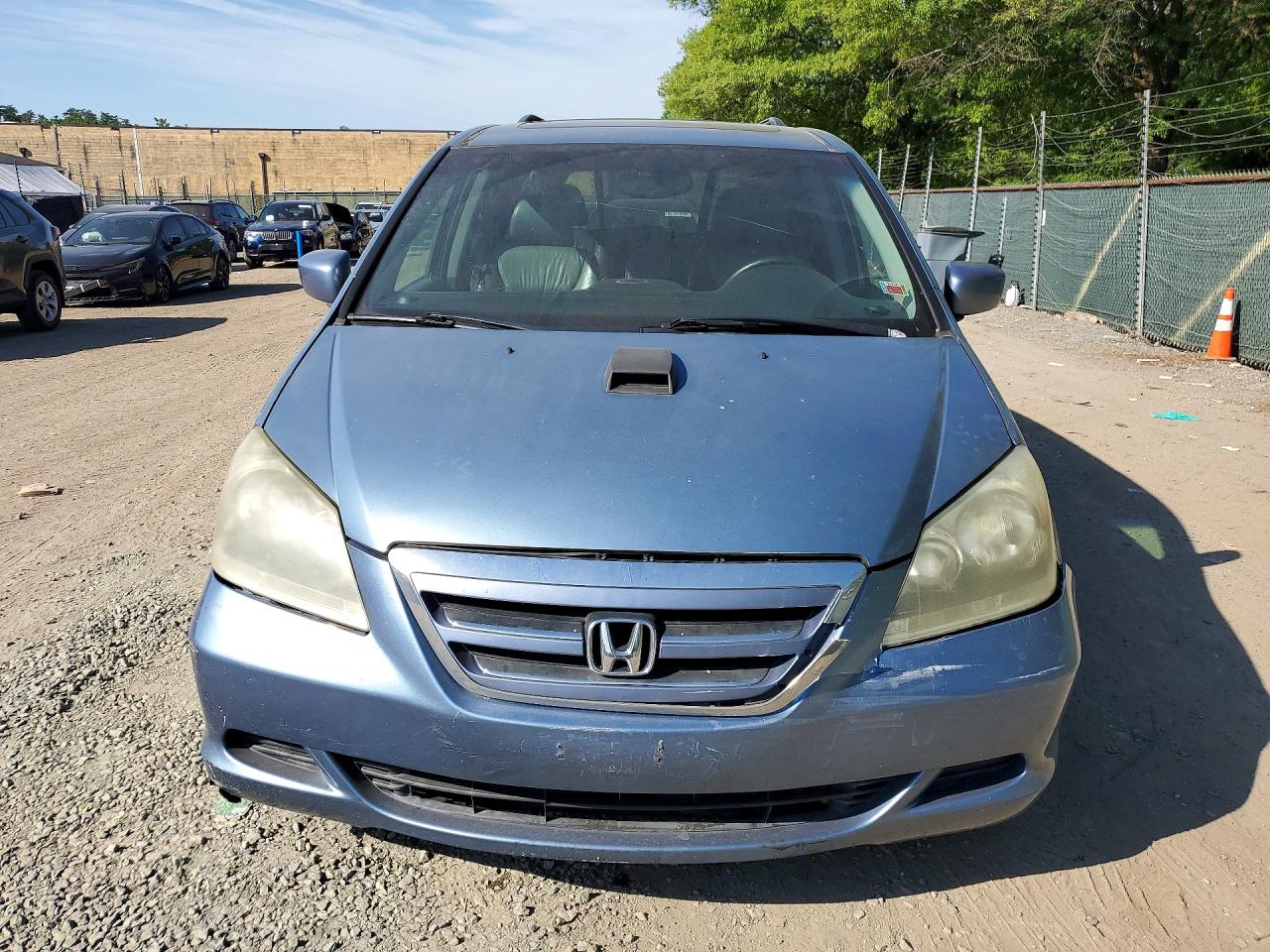 2007 Honda Odyssey Exl Синий vin: 5FNRL38627B095617