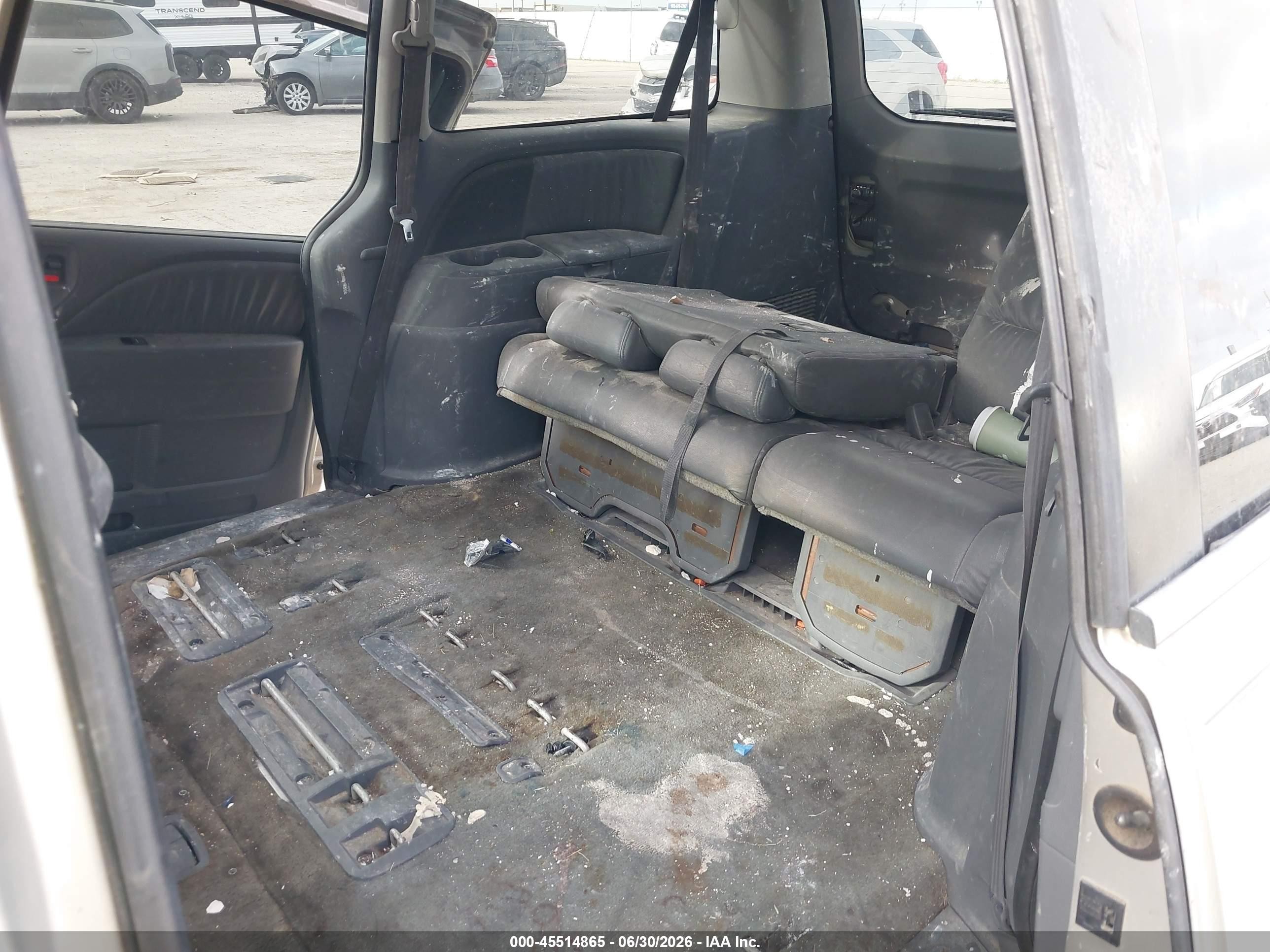 2007 Honda Odyssey Ex-l Серый vin: 5FNRL38627B455856