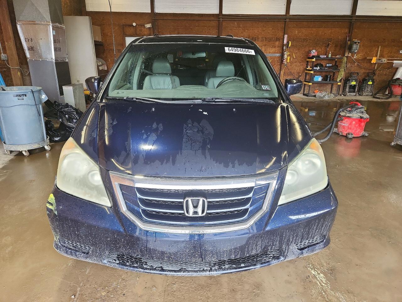 2008 Honda Odyssey Exl Blue vin: 5FNRL38628B013936