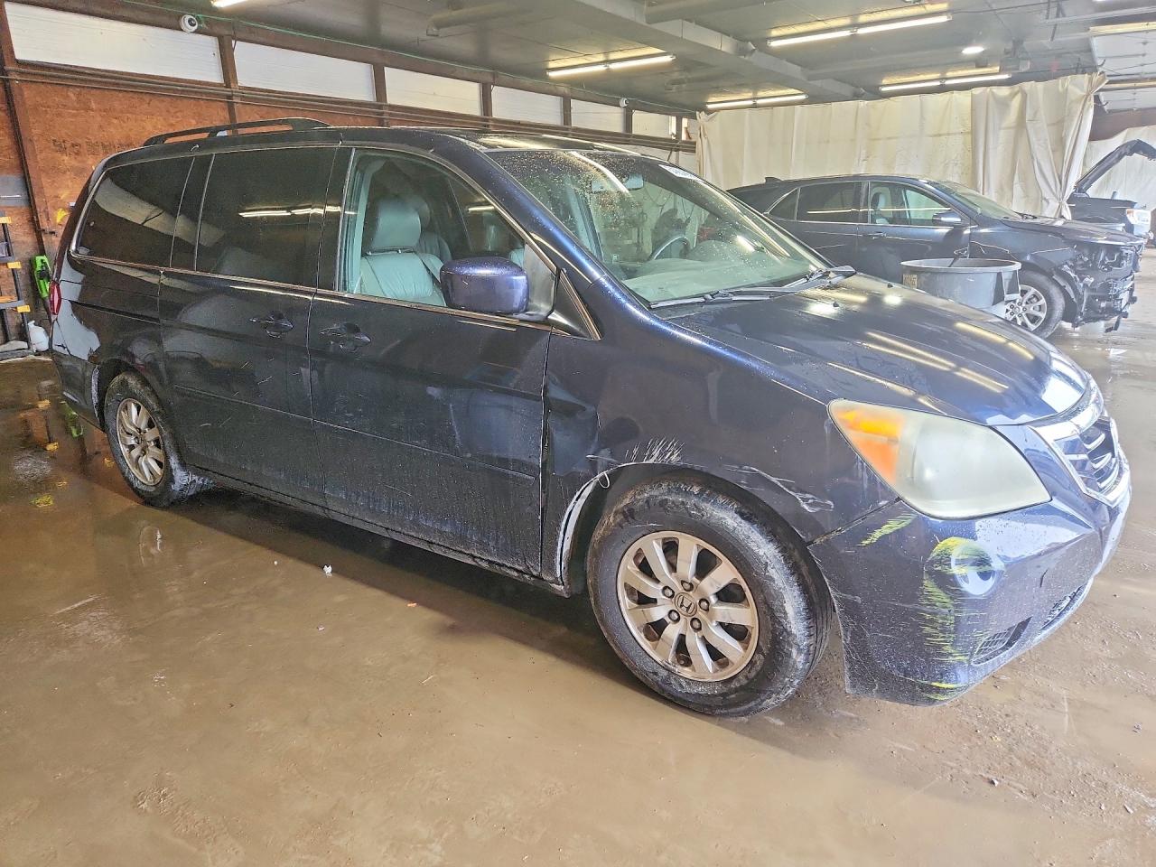 2008 Honda Odyssey Exl Blue vin: 5FNRL38628B013936