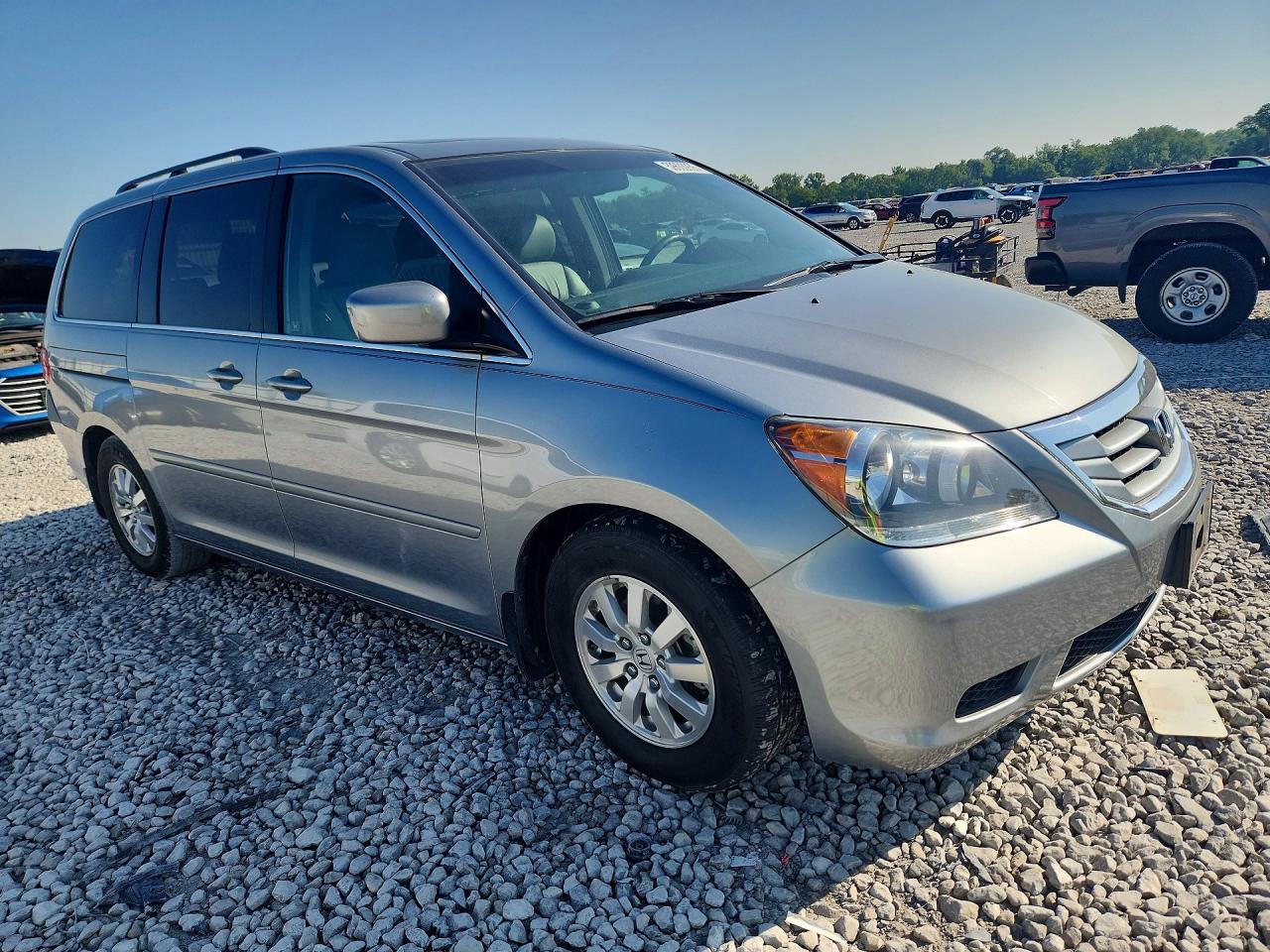 2008 Honda Odyssey Exl Silver vin: 5FNRL38628B015122